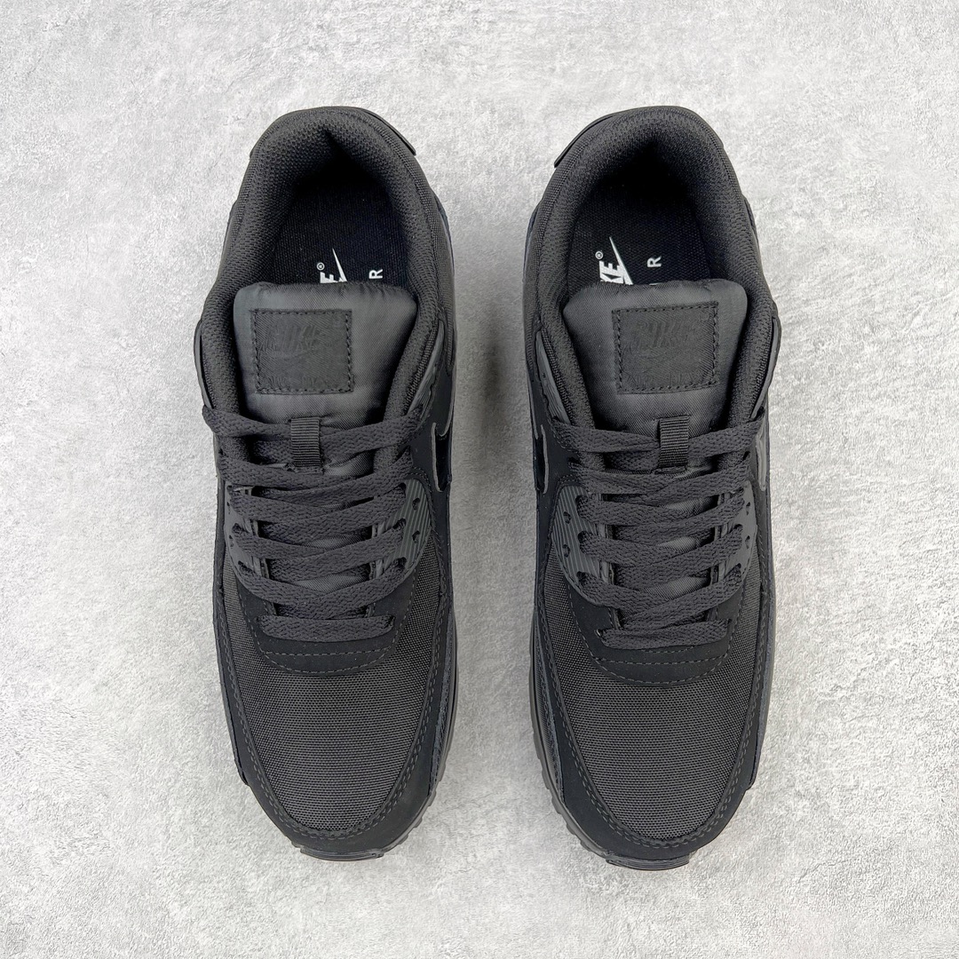 图片[2]-＃MX版 NK Air MAX 90 气垫复古减震跑步鞋 DV7413-003 经典重温 独家陆续补货 外单专供大厂出品 品质稳定 一百余色 终端操作 Air Max 90于1990年推出 来自Air Max系列 在Air Max 1的基础上改进而得 增加了气垫面积 外型上也更为流线 最特別的就是加入了菱纹塑胶嵌板 为Air Max 90增添了许多潮流气息 皮革鞋面 造就出色耐穿性和支撑力 Max Air缓震配置搭配泡棉中底 令Air Max 90轻盈而舒适 华夫格橡胶外底 铸就Air Max 90非凡的抓地力 而Air Max 90不仅是一双跑鞋 它成功跨越了时间的演进 成为了球鞋文化与潮流圈中最熟为人知的鞋款之一 尺码：36 36.5 37.5 38 38.5 39 40 40.5 41 42 42.5 43 44 44.5 45-选品中心