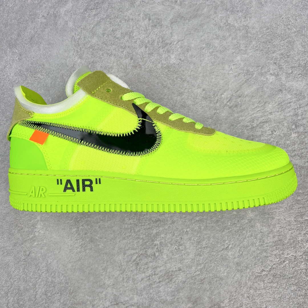 零售💰250 ＃福利特价‼OFF-WHITE x NK Air Force 1 Low \’Volt\’ 空军一号OW联名低帮板鞋 AO4606 SIZE：36 36.5 37.5 38 38.5 39 40 40.5 41 42 42.5 43 44 44.5 45 46 编码：Sby2936050-运动鞋