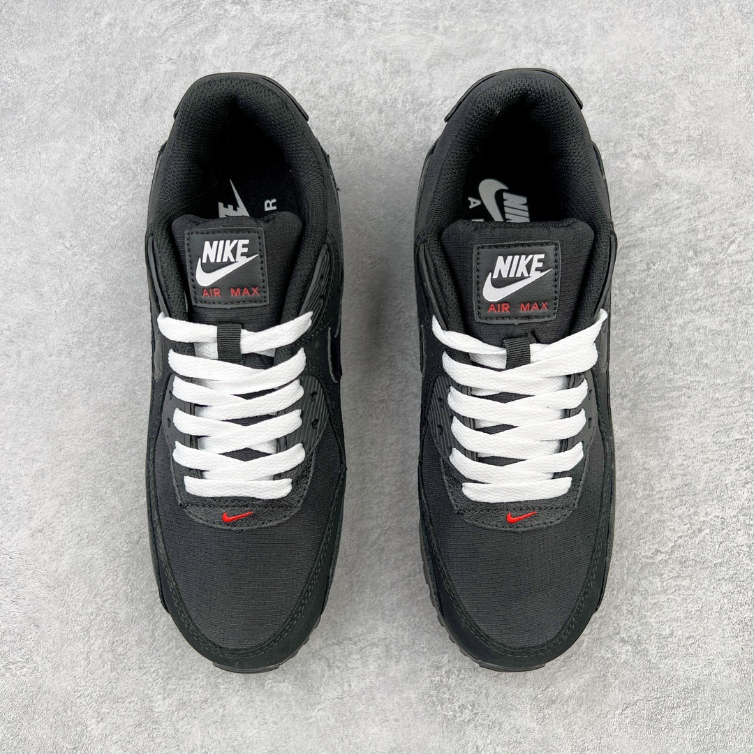 图片[2]-＃MX版 NK Air MAX 90 气垫复古减震跑步鞋 DC9388-002 经典重温 独家陆续补货 外单专供大厂出品 品质稳定 一百余色 终端操作 Air Max 90于1990年推出 来自Air Max系列 在Air Max 1的基础上改进而得 增加了气垫面积 外型上也更为流线 最特別的就是加入了菱纹塑胶嵌板 为Air Max 90增添了许多潮流气息 皮革鞋面 造就出色耐穿性和支撑力 Max Air缓震配置搭配泡棉中底 令Air Max 90轻盈而舒适 华夫格橡胶外底 铸就Air Max 90非凡的抓地力 而Air Max 90不仅是一双跑鞋 它成功跨越了时间的演进 成为了球鞋文化与潮流圈中最熟为人知的鞋款之一 尺码：36 36.5 37.5 38 38.5 39 40 40.5 41 42 42.5 43 44 44.5 45-选品中心