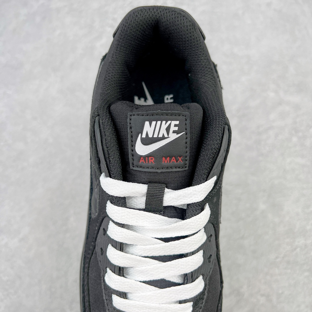 图片[5]-＃MX版 NK Air MAX 90 气垫复古减震跑步鞋 DC9388-002 经典重温 独家陆续补货 外单专供大厂出品 品质稳定 一百余色 终端操作 Air Max 90于1990年推出 来自Air Max系列 在Air Max 1的基础上改进而得 增加了气垫面积 外型上也更为流线 最特別的就是加入了菱纹塑胶嵌板 为Air Max 90增添了许多潮流气息 皮革鞋面 造就出色耐穿性和支撑力 Max Air缓震配置搭配泡棉中底 令Air Max 90轻盈而舒适 华夫格橡胶外底 铸就Air Max 90非凡的抓地力 而Air Max 90不仅是一双跑鞋 它成功跨越了时间的演进 成为了球鞋文化与潮流圈中最熟为人知的鞋款之一 尺码：36 36.5 37.5 38 38.5 39 40 40.5 41 42 42.5 43 44 44.5 45-选品中心