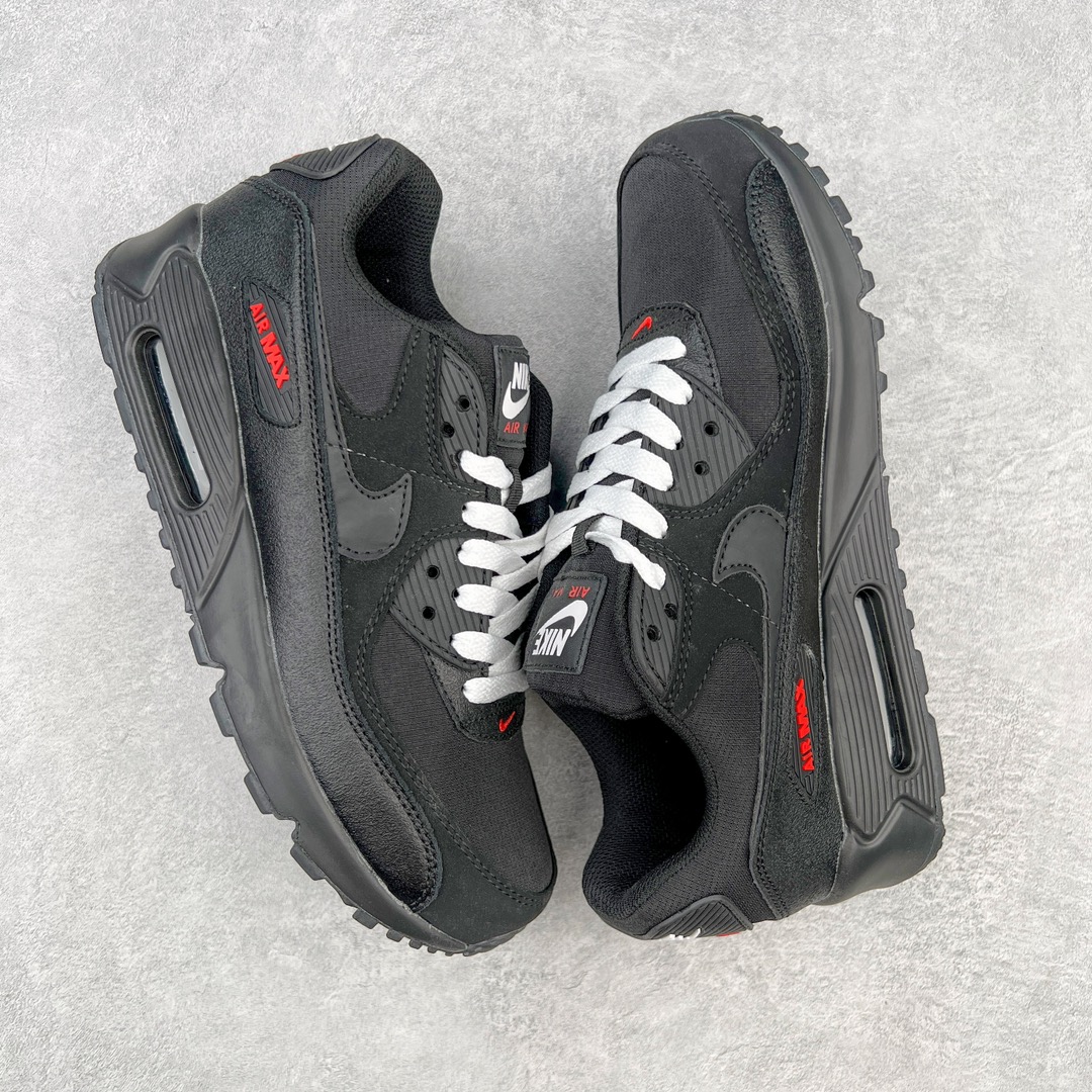 图片[3]-＃MX版 NK Air MAX 90 气垫复古减震跑步鞋 DC9388-002 经典重温 独家陆续补货 外单专供大厂出品 品质稳定 一百余色 终端操作 Air Max 90于1990年推出 来自Air Max系列 在Air Max 1的基础上改进而得 增加了气垫面积 外型上也更为流线 最特別的就是加入了菱纹塑胶嵌板 为Air Max 90增添了许多潮流气息 皮革鞋面 造就出色耐穿性和支撑力 Max Air缓震配置搭配泡棉中底 令Air Max 90轻盈而舒适 华夫格橡胶外底 铸就Air Max 90非凡的抓地力 而Air Max 90不仅是一双跑鞋 它成功跨越了时间的演进 成为了球鞋文化与潮流圈中最熟为人知的鞋款之一 尺码：36 36.5 37.5 38 38.5 39 40 40.5 41 42 42.5 43 44 44.5 45-选品中心