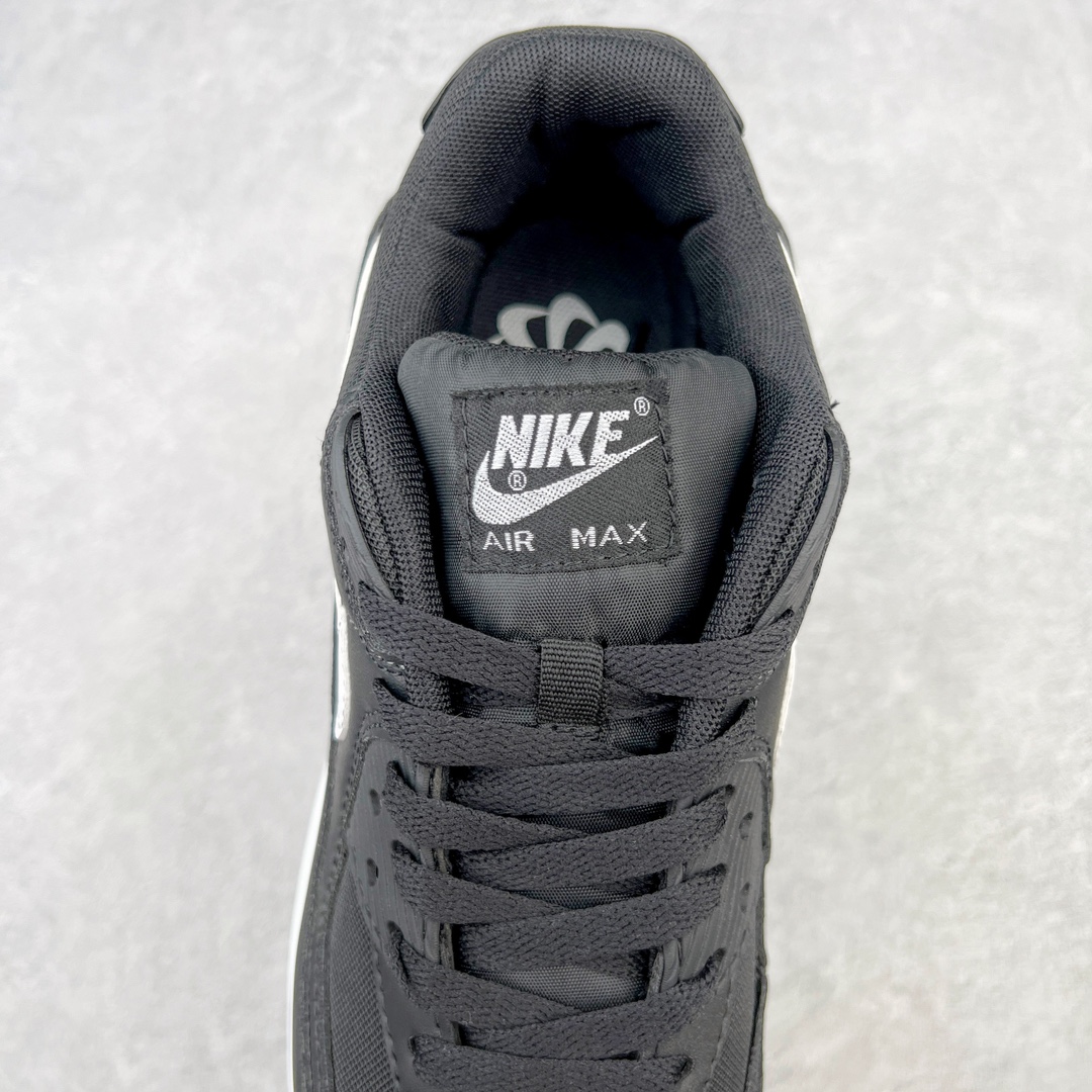 图片[5]-＃MX版 NK Air MAX 90 气垫复古减震跑步鞋 DH8010-002 经典重温 独家陆续补货 外单专供大厂出品 品质稳定 一百余色 终端操作 Air Max 90于1990年推出 来自Air Max系列 在Air Max 1的基础上改进而得 增加了气垫面积 外型上也更为流线 最特別的就是加入了菱纹塑胶嵌板 为Air Max 90增添了许多潮流气息 皮革鞋面 造就出色耐穿性和支撑力 Max Air缓震配置搭配泡棉中底 令Air Max 90轻盈而舒适 华夫格橡胶外底 铸就Air Max 90非凡的抓地力 而Air Max 90不仅是一双跑鞋 它成功跨越了时间的演进 成为了球鞋文化与潮流圈中最熟为人知的鞋款之一 尺码：36 36.5 37.5 38 38.5 39 40 40.5 41 42 42.5 43 44 44.5 45-选品中心