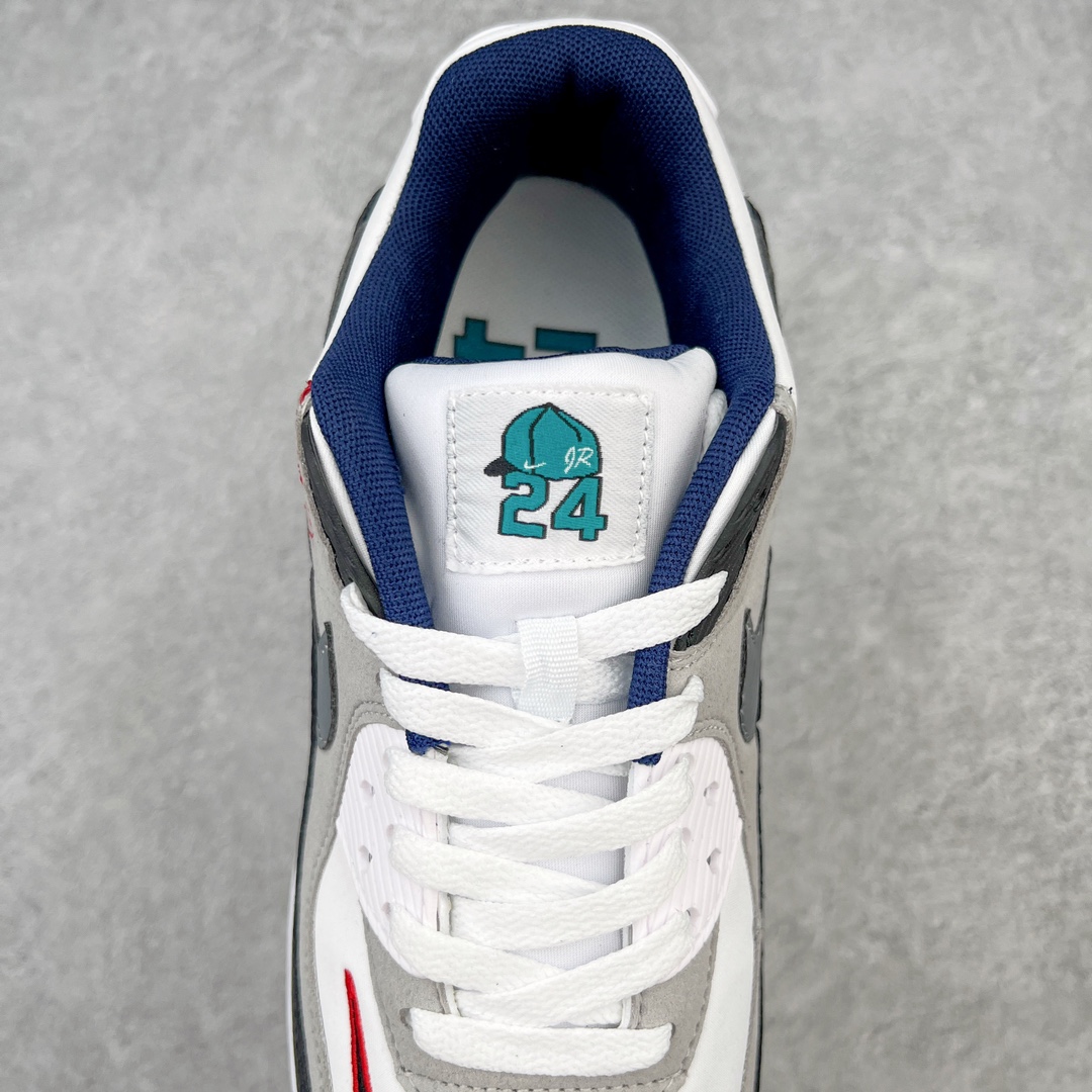 图片[5]-＃MX版 NK Air MAX 90 气垫复古减震跑步鞋 DJ5194-100 经典重温 独家陆续补货 外单专供大厂出品 品质稳定 一百余色 终端操作 Air Max 90于1990年推出 来自Air Max系列 在Air Max 1的基础上改进而得 增加了气垫面积 外型上也更为流线 最特別的就是加入了菱纹塑胶嵌板 为Air Max 90增添了许多潮流气息 皮革鞋面 造就出色耐穿性和支撑力 Max Air缓震配置搭配泡棉中底 令Air Max 90轻盈而舒适 华夫格橡胶外底 铸就Air Max 90非凡的抓地力 而Air Max 90不仅是一双跑鞋 它成功跨越了时间的演进 成为了球鞋文化与潮流圈中最熟为人知的鞋款之一 尺码：36 36.5 37.5 38 38.5 39 40 40.5 41 42 42.5 43 44 44.5 45-选品中心