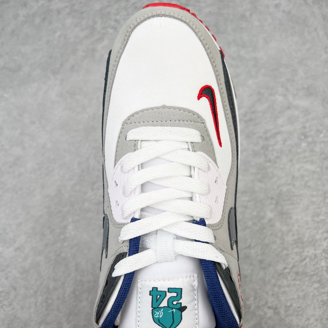 图片[4]-＃MX版 NK Air MAX 90 气垫复古减震跑步鞋 DJ5194-100 经典重温 独家陆续补货 外单专供大厂出品 品质稳定 一百余色 终端操作 Air Max 90于1990年推出 来自Air Max系列 在Air Max 1的基础上改进而得 增加了气垫面积 外型上也更为流线 最特別的就是加入了菱纹塑胶嵌板 为Air Max 90增添了许多潮流气息 皮革鞋面 造就出色耐穿性和支撑力 Max Air缓震配置搭配泡棉中底 令Air Max 90轻盈而舒适 华夫格橡胶外底 铸就Air Max 90非凡的抓地力 而Air Max 90不仅是一双跑鞋 它成功跨越了时间的演进 成为了球鞋文化与潮流圈中最熟为人知的鞋款之一 尺码：36 36.5 37.5 38 38.5 39 40 40.5 41 42 42.5 43 44 44.5 45-选品中心