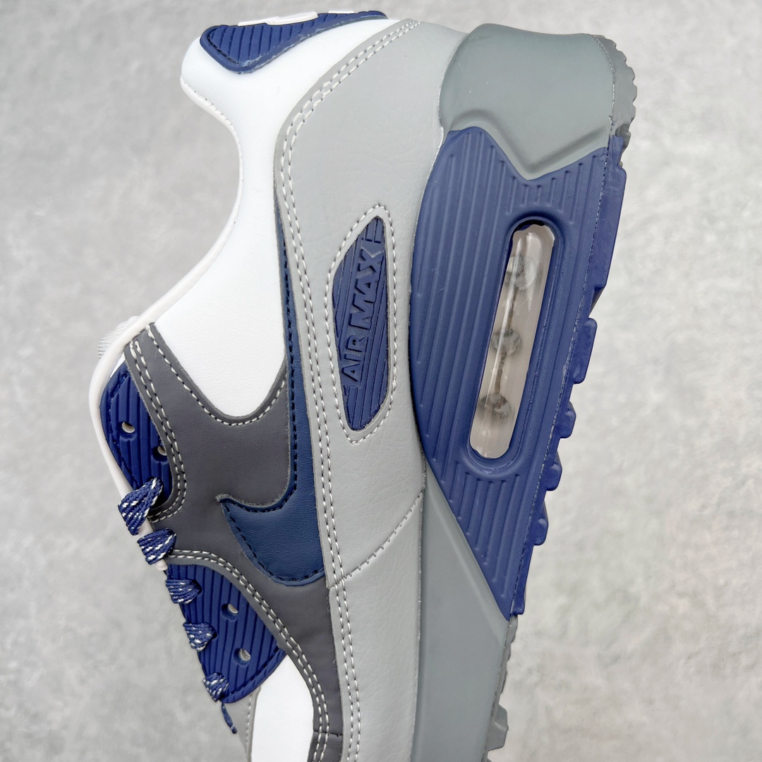 图片[7]-＃MX版 NK Air MAX 90 气垫复古减震跑步鞋 CI5646-100 经典重温 独家陆续补货 外单专供大厂出品 品质稳定 一百余色 终端操作 Air Max 90于1990年推出 来自Air Max系列 在Air Max 1的基础上改进而得 增加了气垫面积 外型上也更为流线 最特別的就是加入了菱纹塑胶嵌板 为Air Max 90增添了许多潮流气息 皮革鞋面 造就出色耐穿性和支撑力 Max Air缓震配置搭配泡棉中底 令Air Max 90轻盈而舒适 华夫格橡胶外底 铸就Air Max 90非凡的抓地力 而Air Max 90不仅是一双跑鞋 它成功跨越了时间的演进 成为了球鞋文化与潮流圈中最熟为人知的鞋款之一 尺码：36 36.5 37.5 38 38.5 39 40 40.5 41 42 42.5 43 44 44.5 45-选品中心