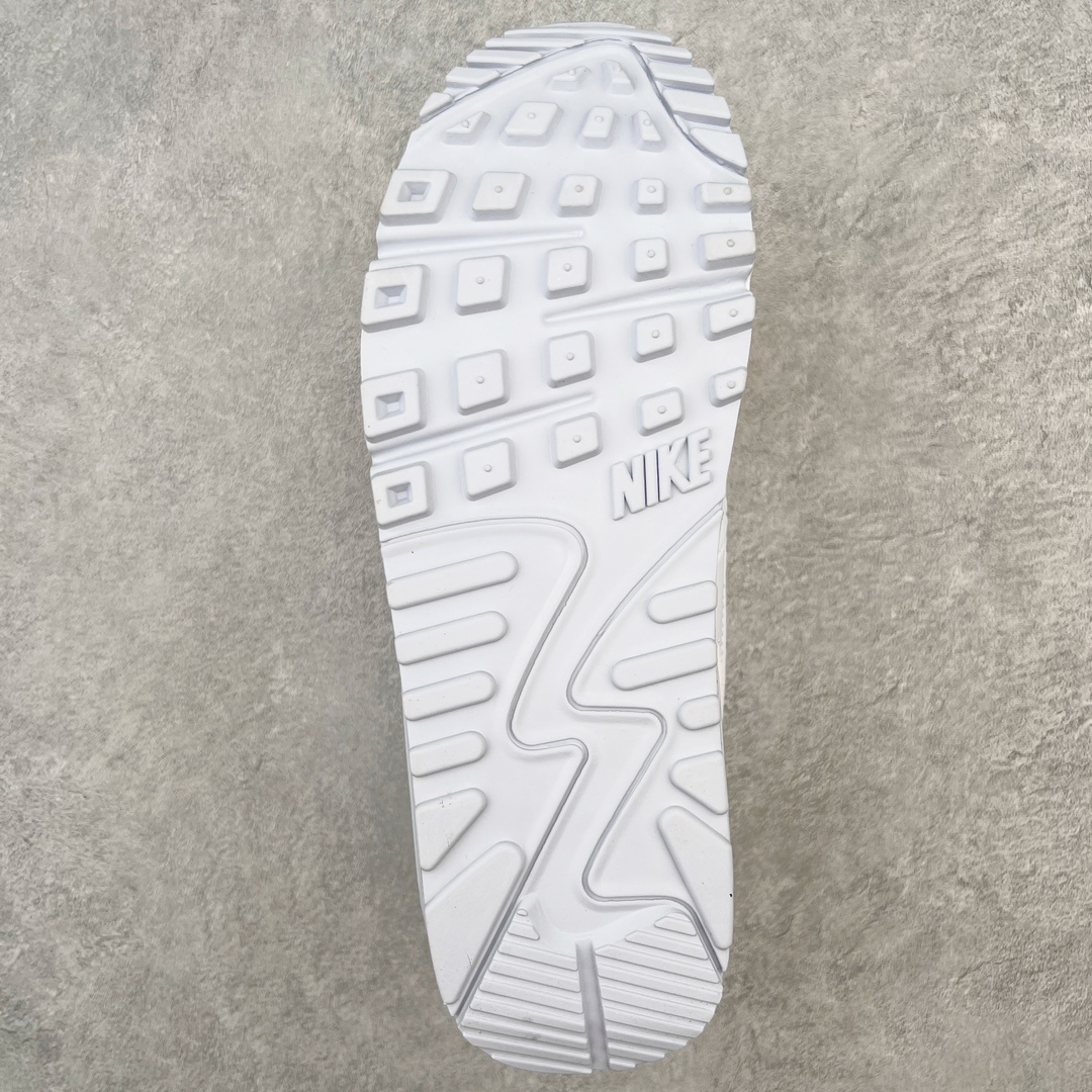 图片[9]-＃MX版 NK Air MAX 90 气垫复古减震跑步鞋 FN4223-100 经典重温 独家陆续补货 外单专供大厂出品 品质稳定 一百余色 终端操作 Air Max 90于1990年推出 来自Air Max系列 在Air Max 1的基础上改进而得 增加了气垫面积 外型上也更为流线 最特別的就是加入了菱纹塑胶嵌板 为Air Max 90增添了许多潮流气息 皮革鞋面 造就出色耐穿性和支撑力 Max Air缓震配置搭配泡棉中底 令Air Max 90轻盈而舒适 华夫格橡胶外底 铸就Air Max 90非凡的抓地力 而Air Max 90不仅是一双跑鞋 它成功跨越了时间的演进 成为了球鞋文化与潮流圈中最熟为人知的鞋款之一 尺码：36 36.5 37.5 38 38.5 39 40 40.5 41 42 42.5 43 44 44.5 45-选品中心