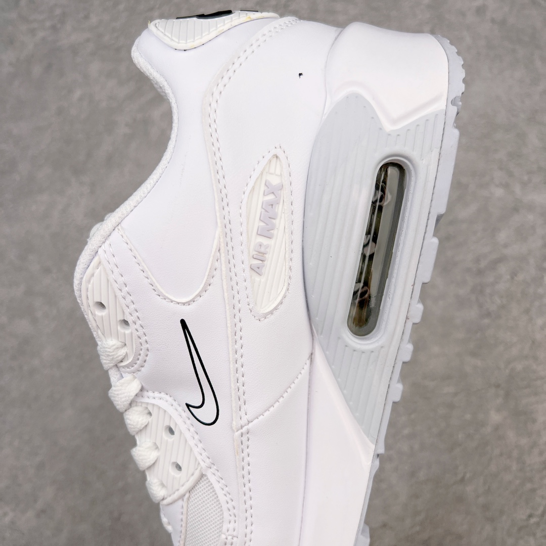 图片[7]-＃MX版 NK Air MAX 90 气垫复古减震跑步鞋 FN4223-100 经典重温 独家陆续补货 外单专供大厂出品 品质稳定 一百余色 终端操作 Air Max 90于1990年推出 来自Air Max系列 在Air Max 1的基础上改进而得 增加了气垫面积 外型上也更为流线 最特別的就是加入了菱纹塑胶嵌板 为Air Max 90增添了许多潮流气息 皮革鞋面 造就出色耐穿性和支撑力 Max Air缓震配置搭配泡棉中底 令Air Max 90轻盈而舒适 华夫格橡胶外底 铸就Air Max 90非凡的抓地力 而Air Max 90不仅是一双跑鞋 它成功跨越了时间的演进 成为了球鞋文化与潮流圈中最熟为人知的鞋款之一 尺码：36 36.5 37.5 38 38.5 39 40 40.5 41 42 42.5 43 44 44.5 45-选品中心