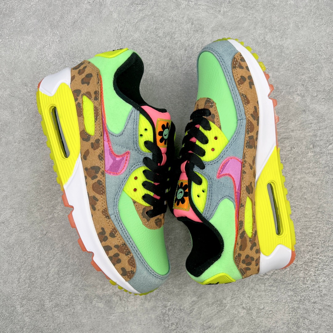 图片[3]-＃MX版 NK Air MAX 90 气垫复古减震跑步鞋 DV7413-003 经典重温 独家陆续补货 外单专供大厂出品 品质稳定 一百余色 终端操作 Air Max 90于1990年推出 来自Air Max系列 在Air Max 1的基础上改进而得 增加了气垫面积 外型上也更为流线 最特別的就是加入了菱纹塑胶嵌板 为Air Max 90增添了许多潮流气息 皮革鞋面 造就出色耐穿性和支撑力 Max Air缓震配置搭配泡棉中底 令Air Max 90轻盈而舒适 华夫格橡胶外底 铸就Air Max 90非凡的抓地力 而Air Max 90不仅是一双跑鞋 它成功跨越了时间的演进 成为了球鞋文化与潮流圈中最熟为人知的鞋款之一 尺码：36 36.5 37.5 38 38.5 39 40 40.5 41 42 42.5 43 44 44.5 45-选品中心