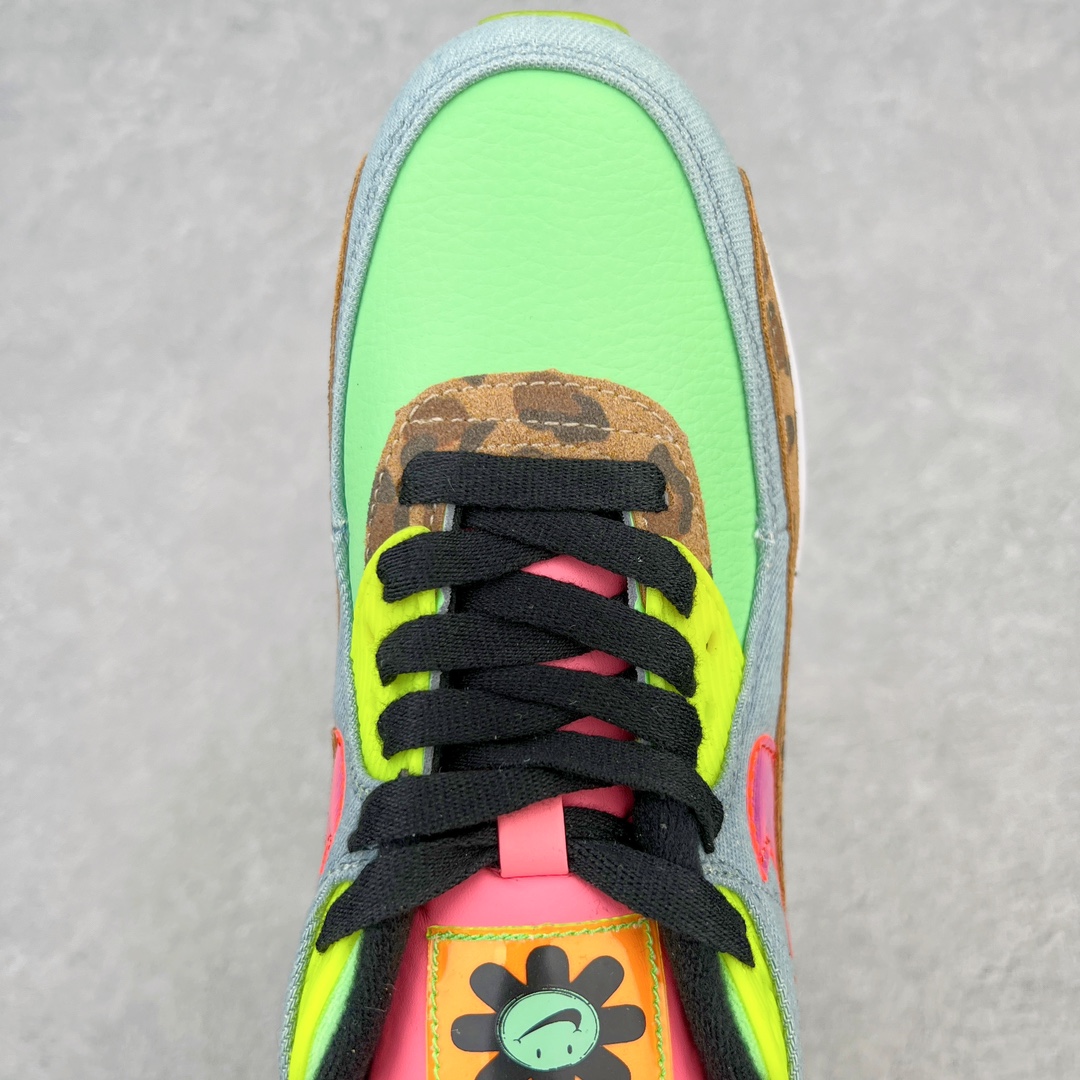 图片[4]-＃MX版 NK Air MAX 90 气垫复古减震跑步鞋 DV7413-003 经典重温 独家陆续补货 外单专供大厂出品 品质稳定 一百余色 终端操作 Air Max 90于1990年推出 来自Air Max系列 在Air Max 1的基础上改进而得 增加了气垫面积 外型上也更为流线 最特別的就是加入了菱纹塑胶嵌板 为Air Max 90增添了许多潮流气息 皮革鞋面 造就出色耐穿性和支撑力 Max Air缓震配置搭配泡棉中底 令Air Max 90轻盈而舒适 华夫格橡胶外底 铸就Air Max 90非凡的抓地力 而Air Max 90不仅是一双跑鞋 它成功跨越了时间的演进 成为了球鞋文化与潮流圈中最熟为人知的鞋款之一 尺码：36 36.5 37.5 38 38.5 39 40 40.5 41 42 42.5 43 44 44.5 45-选品中心