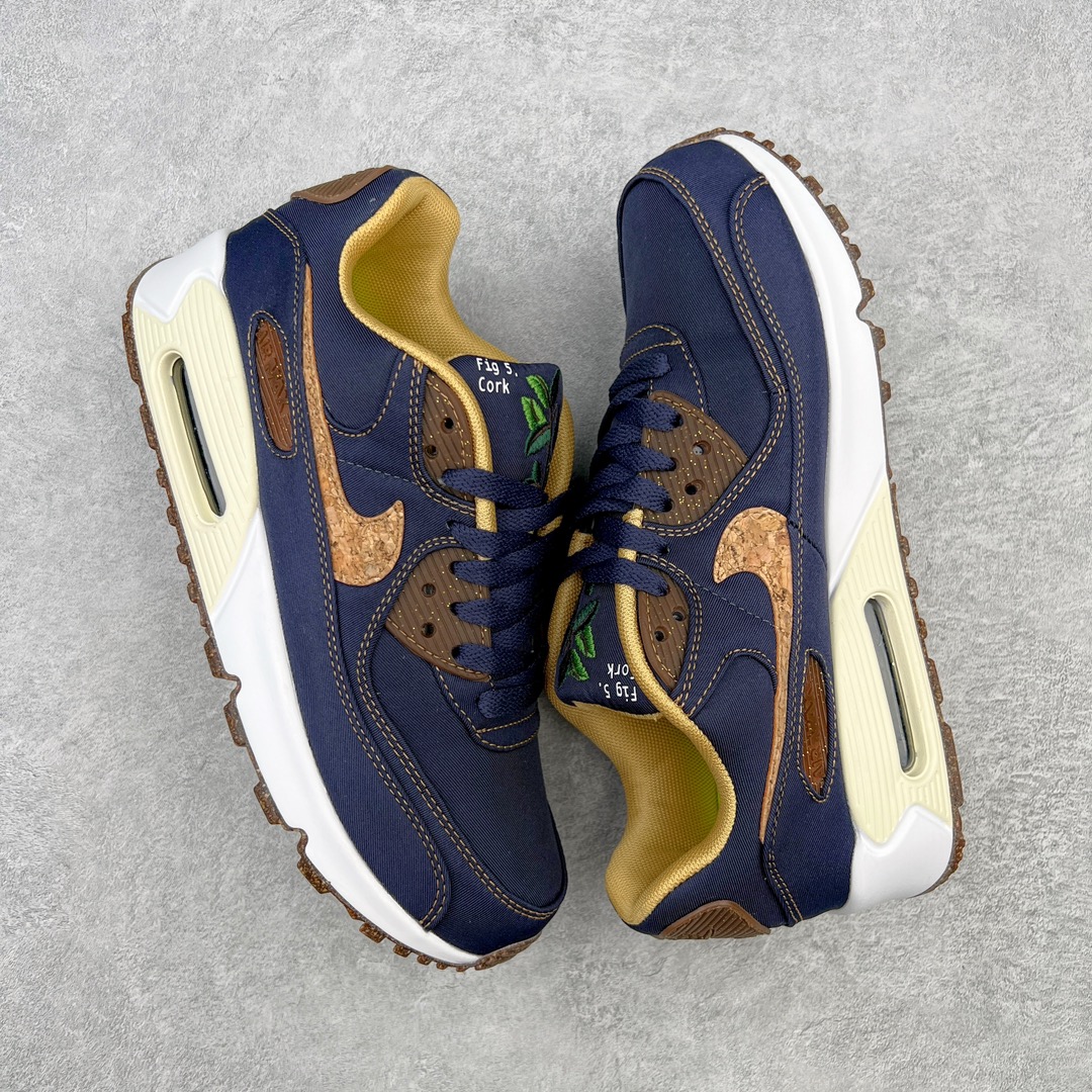 图片[3]-＃MX版 NK Air MAX 90 气垫复古减震跑步鞋 DD0385-400 经典重温 独家陆续补货 外单专供大厂出品 品质稳定 一百余色 终端操作 Air Max 90于1990年推出 来自Air Max系列 在Air Max 1的基础上改进而得 增加了气垫面积 外型上也更为流线 最特別的就是加入了菱纹塑胶嵌板 为Air Max 90增添了许多潮流气息 皮革鞋面 造就出色耐穿性和支撑力 Max Air缓震配置搭配泡棉中底 令Air Max 90轻盈而舒适 华夫格橡胶外底 铸就Air Max 90非凡的抓地力 而Air Max 90不仅是一双跑鞋 它成功跨越了时间的演进 成为了球鞋文化与潮流圈中最熟为人知的鞋款之一 尺码：36 36.5 37.5 38 38.5 39 40 40.5 41 42 42.5 43 44 44.5 45-选品中心