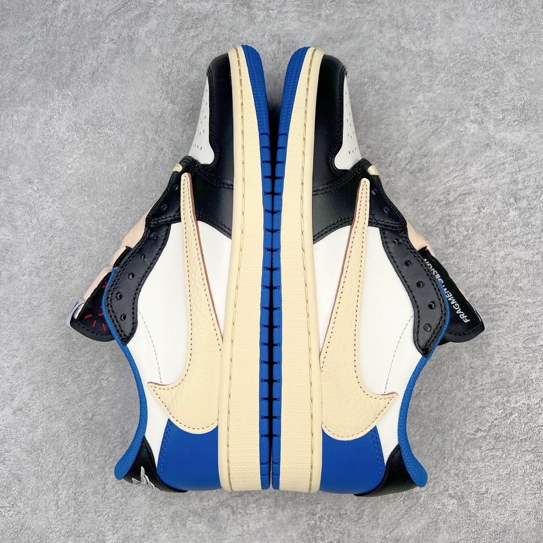 图片[4]-＃DF纯原特价 Travis Scott x Fragment x Air Jordan AJ1 Low OG SP 三方联名闪电倒钩低帮 DM7866-140＃原盒原配 外盒透明胶套 内侧字体 工整带凹凸感 原厂拉帮工艺 针距密度一致 全新升级网板中底 原楦原纸板开发 后跟弧度收口自然不对折 极致一眼正品既视感 原厂皮料 进口玻璃冲刀皮料裁剪零毛边 承诺百分百一致原鞋 全鞋电脑针车工艺 鞋面清洁度最高QC检验标准 控制溢胶 飞翼3D高频深度立体 鞋盒、防尘纸 均采购来自原厂 尺码对应库存‼️-选品中心