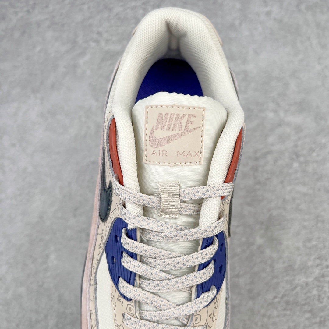 图片[5]-＃MX版 NK Air MAX 90 气垫复古减震跑步鞋 CI5646-001 经典重温 独家陆续补货 外单专供大厂出品 品质稳定 一百余色 终端操作 Air Max 90于1990年推出 来自Air Max系列 在Air Max 1的基础上改进而得 增加了气垫面积 外型上也更为流线 最特別的就是加入了菱纹塑胶嵌板 为Air Max 90增添了许多潮流气息 皮革鞋面 造就出色耐穿性和支撑力 Max Air缓震配置搭配泡棉中底 令Air Max 90轻盈而舒适 华夫格橡胶外底 铸就Air Max 90非凡的抓地力 而Air Max 90不仅是一双跑鞋 它成功跨越了时间的演进 成为了球鞋文化与潮流圈中最熟为人知的鞋款之一 尺码：36 36.5 37.5 38 38.5 39 40 40.5 41 42 42.5 43 44 44.5 45-选品中心