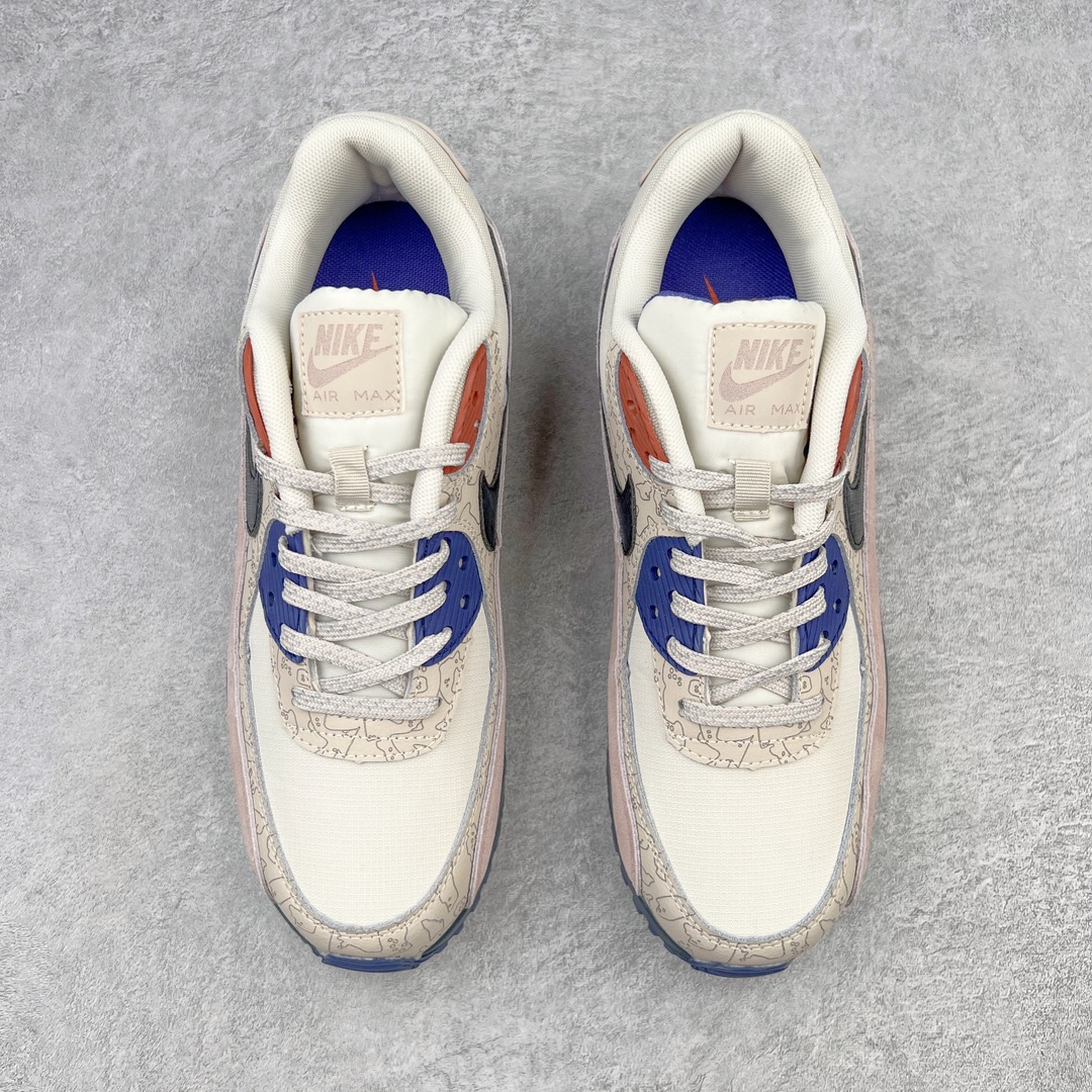 图片[2]-＃MX版 NK Air MAX 90 气垫复古减震跑步鞋 CI5646-001 经典重温 独家陆续补货 外单专供大厂出品 品质稳定 一百余色 终端操作 Air Max 90于1990年推出 来自Air Max系列 在Air Max 1的基础上改进而得 增加了气垫面积 外型上也更为流线 最特別的就是加入了菱纹塑胶嵌板 为Air Max 90增添了许多潮流气息 皮革鞋面 造就出色耐穿性和支撑力 Max Air缓震配置搭配泡棉中底 令Air Max 90轻盈而舒适 华夫格橡胶外底 铸就Air Max 90非凡的抓地力 而Air Max 90不仅是一双跑鞋 它成功跨越了时间的演进 成为了球鞋文化与潮流圈中最熟为人知的鞋款之一 尺码：36 36.5 37.5 38 38.5 39 40 40.5 41 42 42.5 43 44 44.5 45-选品中心