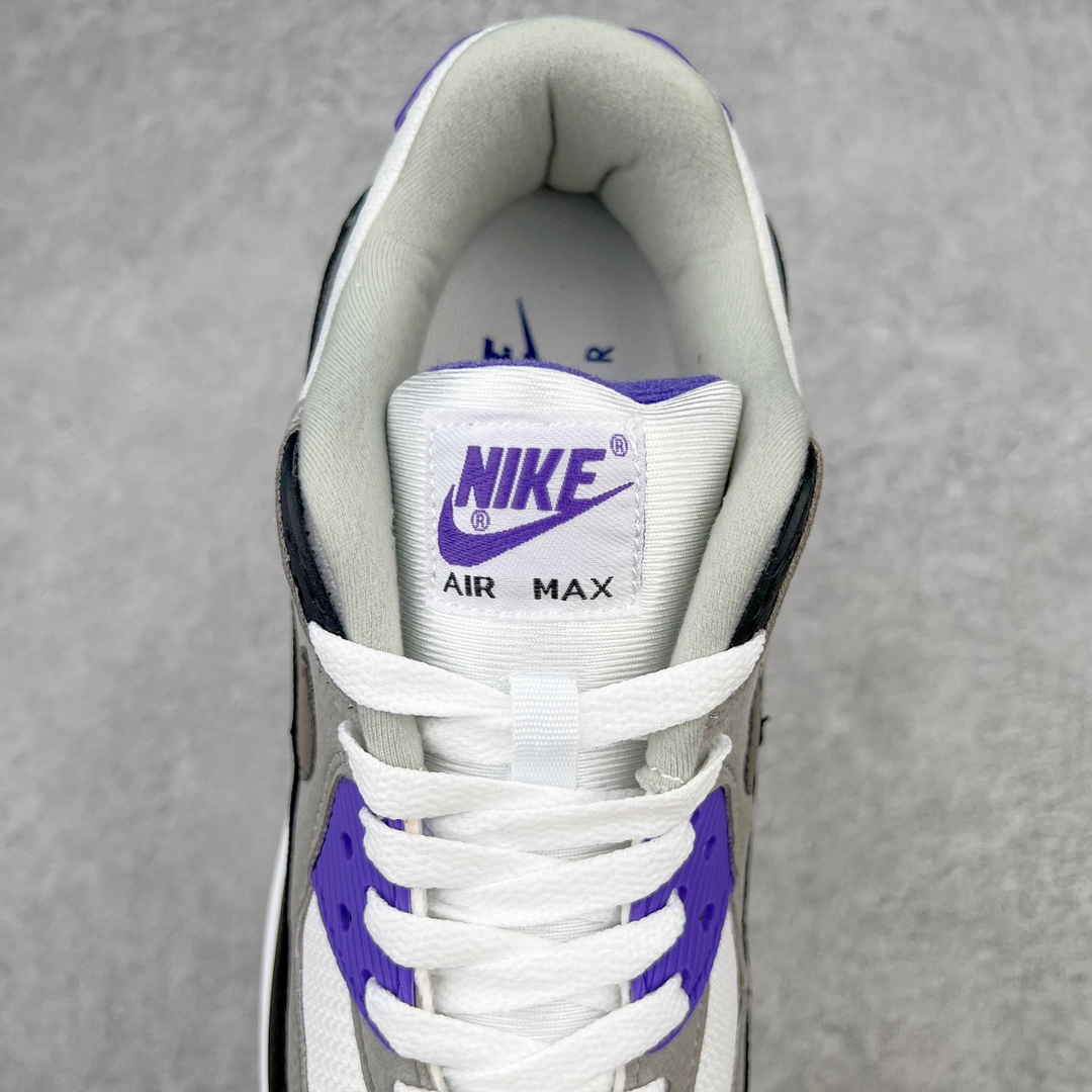 图片[5]-＃MX版 NK Air MAX 90 气垫复古减震跑步鞋 CD0490-103 经典重温 独家陆续补货 外单专供大厂出品 品质稳定 一百余色 终端操作 Air Max 90于1990年推出 来自Air Max系列 在Air Max 1的基础上改进而得 增加了气垫面积 外型上也更为流线 最特別的就是加入了菱纹塑胶嵌板 为Air Max 90增添了许多潮流气息 皮革鞋面 造就出色耐穿性和支撑力 Max Air缓震配置搭配泡棉中底 令Air Max 90轻盈而舒适 华夫格橡胶外底 铸就Air Max 90非凡的抓地力 而Air Max 90不仅是一双跑鞋 它成功跨越了时间的演进 成为了球鞋文化与潮流圈中最熟为人知的鞋款之一 尺码：36 36.5 37.5 38 38.5 39 40 40.5 41 42 42.5 43 44 44.5 45-选品中心