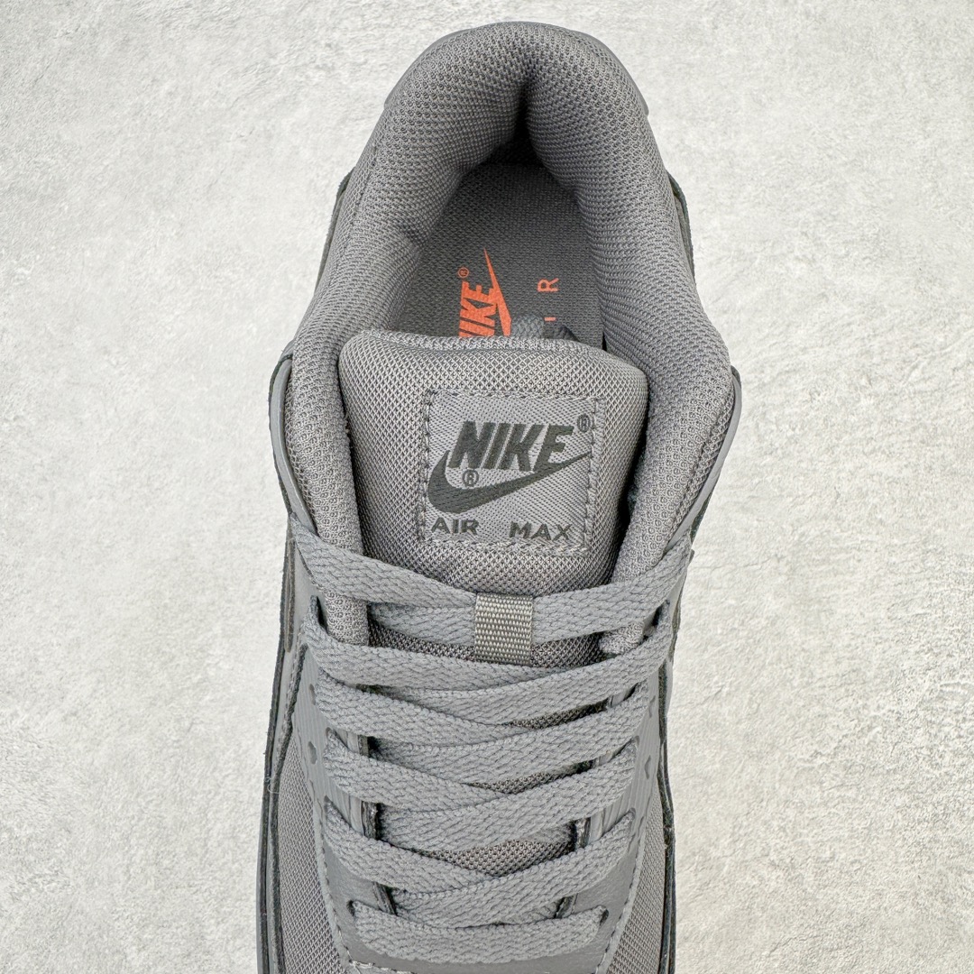 图片[5]-＃MX版 NK Air MAX 90 气垫复古减震跑步鞋 CW7481-001 经典重温 独家陆续补货 外单专供大厂出品 品质稳定 一百余色 终端操作 Air Max 90于1990年推出 来自Air Max系列 在Air Max 1的基础上改进而得 增加了气垫面积 外型上也更为流线 最特別的就是加入了菱纹塑胶嵌板 为Air Max 90增添了许多潮流气息 皮革鞋面 造就出色耐穿性和支撑力 Max Air缓震配置搭配泡棉中底 令Air Max 90轻盈而舒适 华夫格橡胶外底 铸就Air Max 90非凡的抓地力 而Air Max 90不仅是一双跑鞋 它成功跨越了时间的演进 成为了球鞋文化与潮流圈中最熟为人知的鞋款之一 尺码：36 36.5 37.5 38 38.5 39 40 40.5 41 42 42.5 43 44 44.5 45-选品中心