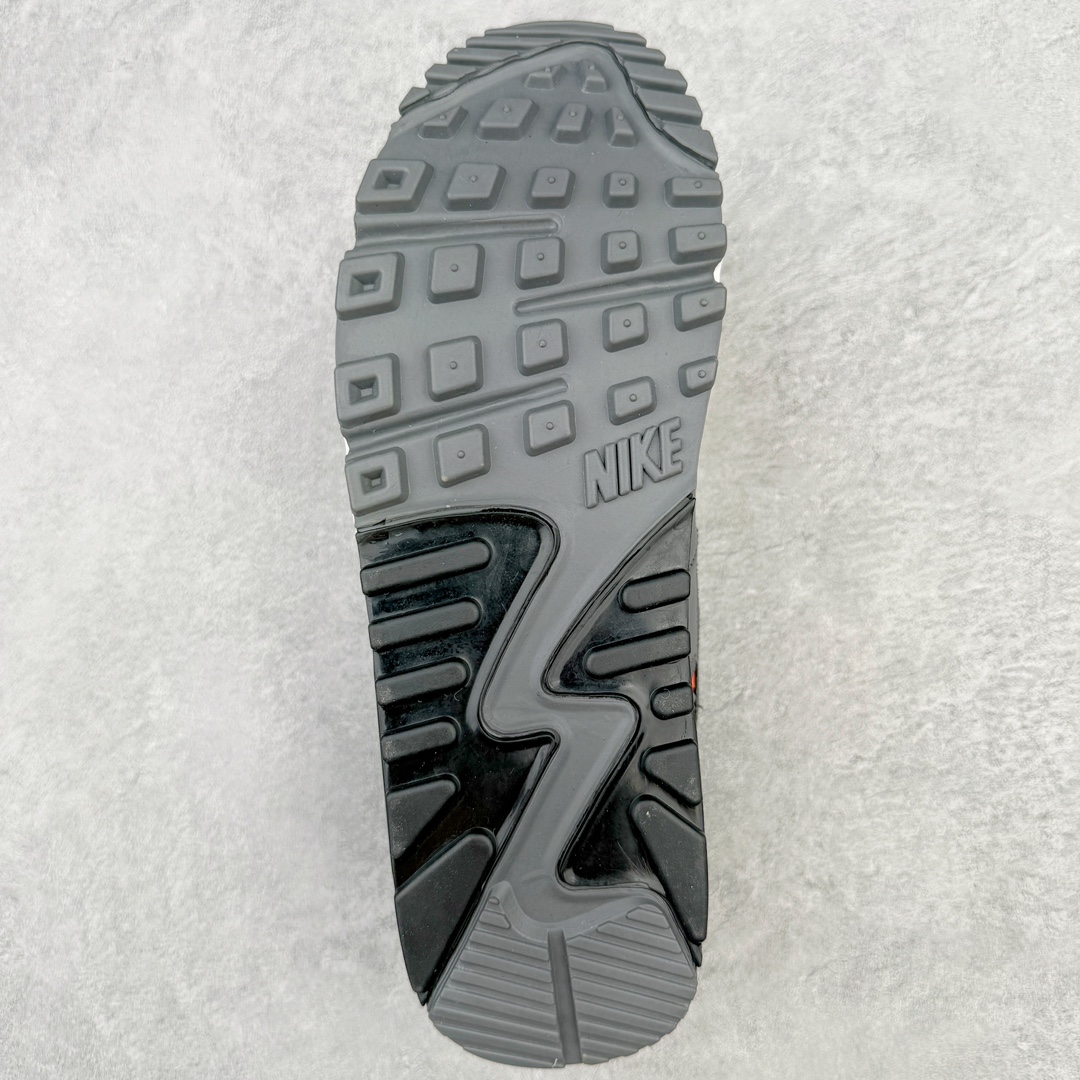 图片[9]-＃MX版 NK Air MAX 90 气垫复古减震跑步鞋 CW7481-001 经典重温 独家陆续补货 外单专供大厂出品 品质稳定 一百余色 终端操作 Air Max 90于1990年推出 来自Air Max系列 在Air Max 1的基础上改进而得 增加了气垫面积 外型上也更为流线 最特別的就是加入了菱纹塑胶嵌板 为Air Max 90增添了许多潮流气息 皮革鞋面 造就出色耐穿性和支撑力 Max Air缓震配置搭配泡棉中底 令Air Max 90轻盈而舒适 华夫格橡胶外底 铸就Air Max 90非凡的抓地力 而Air Max 90不仅是一双跑鞋 它成功跨越了时间的演进 成为了球鞋文化与潮流圈中最熟为人知的鞋款之一 尺码：36 36.5 37.5 38 38.5 39 40 40.5 41 42 42.5 43 44 44.5 45-选品中心