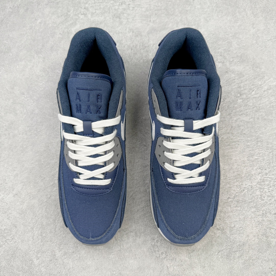 图片[2]-＃MX版 NK Air MAX 90 气垫复古减震跑步鞋 DA1641-400 经典重温 独家陆续补货 外单专供大厂出品 品质稳定 一百余色 终端操作 Air Max 90于1990年推出 来自Air Max系列 在Air Max 1的基础上改进而得 增加了气垫面积 外型上也更为流线 最特別的就是加入了菱纹塑胶嵌板 为Air Max 90增添了许多潮流气息 皮革鞋面 造就出色耐穿性和支撑力 Max Air缓震配置搭配泡棉中底 令Air Max 90轻盈而舒适 华夫格橡胶外底 铸就Air Max 90非凡的抓地力 而Air Max 90不仅是一双跑鞋 它成功跨越了时间的演进 成为了球鞋文化与潮流圈中最熟为人知的鞋款之一 尺码：36 36.5 37.5 38 38.5 39 40 40.5 41 42 42.5 43 44 44.5 45-选品中心