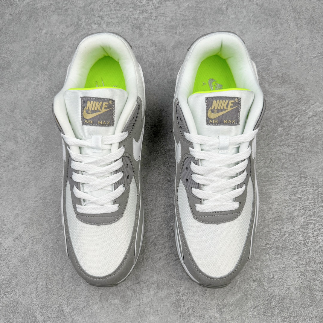 图片[2]-＃MX版 NK Air MAX 90 气垫复古减震跑步鞋 FJ4824-001 经典重温 独家陆续补货 外单专供大厂出品 品质稳定 一百余色 终端操作 Air Max 90于1990年推出 来自Air Max系列 在Air Max 1的基础上改进而得 增加了气垫面积 外型上也更为流线 最特別的就是加入了菱纹塑胶嵌板 为Air Max 90增添了许多潮流气息 皮革鞋面 造就出色耐穿性和支撑力 Max Air缓震配置搭配泡棉中底 令Air Max 90轻盈而舒适 华夫格橡胶外底 铸就Air Max 90非凡的抓地力 而Air Max 90不仅是一双跑鞋 它成功跨越了时间的演进 成为了球鞋文化与潮流圈中最熟为人知的鞋款之一 尺码：36 36.5 37.5 38 38.5 39 40 40.5 41 42 42.5 43 44 44.5 45-选品中心