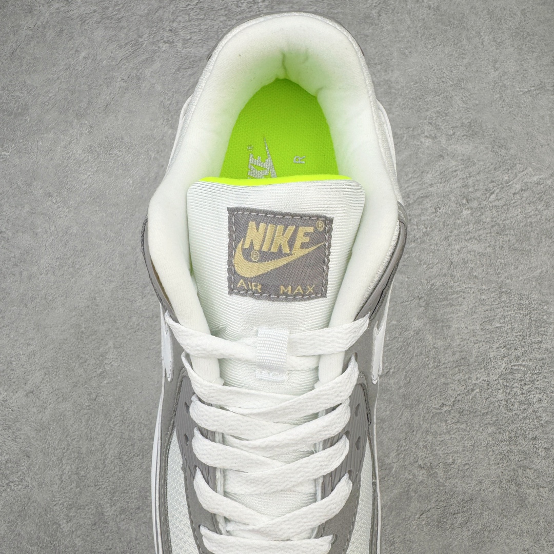 图片[5]-＃MX版 NK Air MAX 90 气垫复古减震跑步鞋 FJ4824-001 经典重温 独家陆续补货 外单专供大厂出品 品质稳定 一百余色 终端操作 Air Max 90于1990年推出 来自Air Max系列 在Air Max 1的基础上改进而得 增加了气垫面积 外型上也更为流线 最特別的就是加入了菱纹塑胶嵌板 为Air Max 90增添了许多潮流气息 皮革鞋面 造就出色耐穿性和支撑力 Max Air缓震配置搭配泡棉中底 令Air Max 90轻盈而舒适 华夫格橡胶外底 铸就Air Max 90非凡的抓地力 而Air Max 90不仅是一双跑鞋 它成功跨越了时间的演进 成为了球鞋文化与潮流圈中最熟为人知的鞋款之一 尺码：36 36.5 37.5 38 38.5 39 40 40.5 41 42 42.5 43 44 44.5 45-选品中心