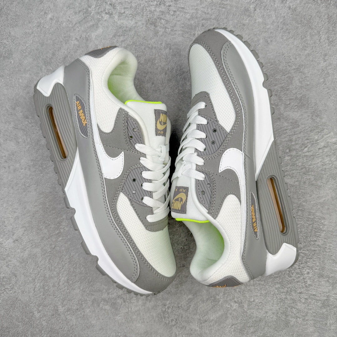 图片[3]-＃MX版 NK Air MAX 90 气垫复古减震跑步鞋 FJ4824-001 经典重温 独家陆续补货 外单专供大厂出品 品质稳定 一百余色 终端操作 Air Max 90于1990年推出 来自Air Max系列 在Air Max 1的基础上改进而得 增加了气垫面积 外型上也更为流线 最特別的就是加入了菱纹塑胶嵌板 为Air Max 90增添了许多潮流气息 皮革鞋面 造就出色耐穿性和支撑力 Max Air缓震配置搭配泡棉中底 令Air Max 90轻盈而舒适 华夫格橡胶外底 铸就Air Max 90非凡的抓地力 而Air Max 90不仅是一双跑鞋 它成功跨越了时间的演进 成为了球鞋文化与潮流圈中最熟为人知的鞋款之一 尺码：36 36.5 37.5 38 38.5 39 40 40.5 41 42 42.5 43 44 44.5 45-选品中心