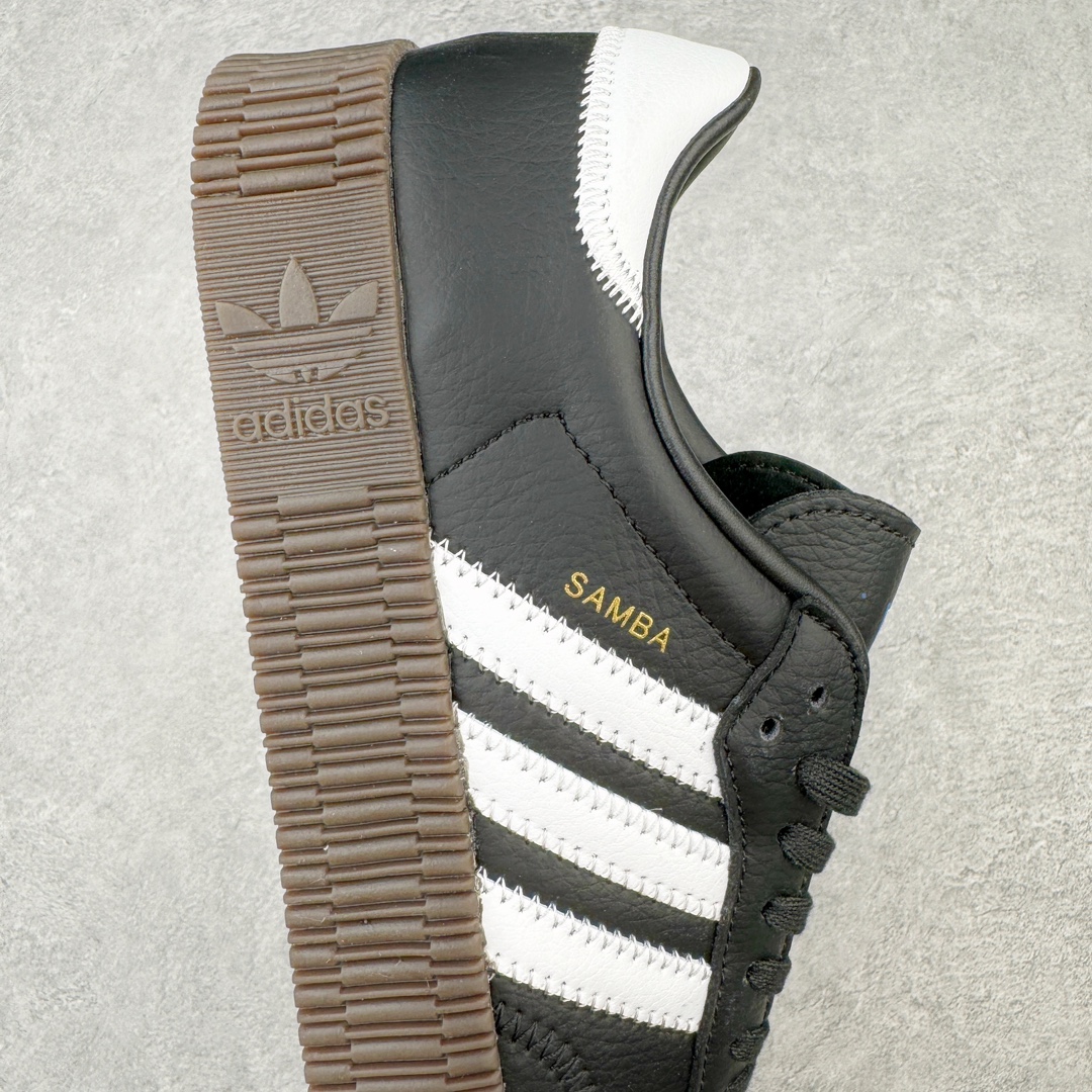 图片[6]-＃绿X特供 AD Originals Samba Rose W 三叶草桑巴系列松糕百搭经典板鞋 黑白咖啡底 B28156 Originals Samba 诞生于上世纪 50 年代 最早从传奇的室内足球鞋逐渐发展为备受街头喜爱的风格鞋款 如今 68 年过去了 也为经典的 Samba 带来了革新 此番发布两款女生专属的 Samba Rose 球鞋 以柔软的皮革取代了 OG 版 Samba 的传统鞋面材料 最大的不同点则在于加厚了的鞋底 让整体更有女生风格 尺码：35.5 36 36.5 37 38 38.5 39 40-选品中心
