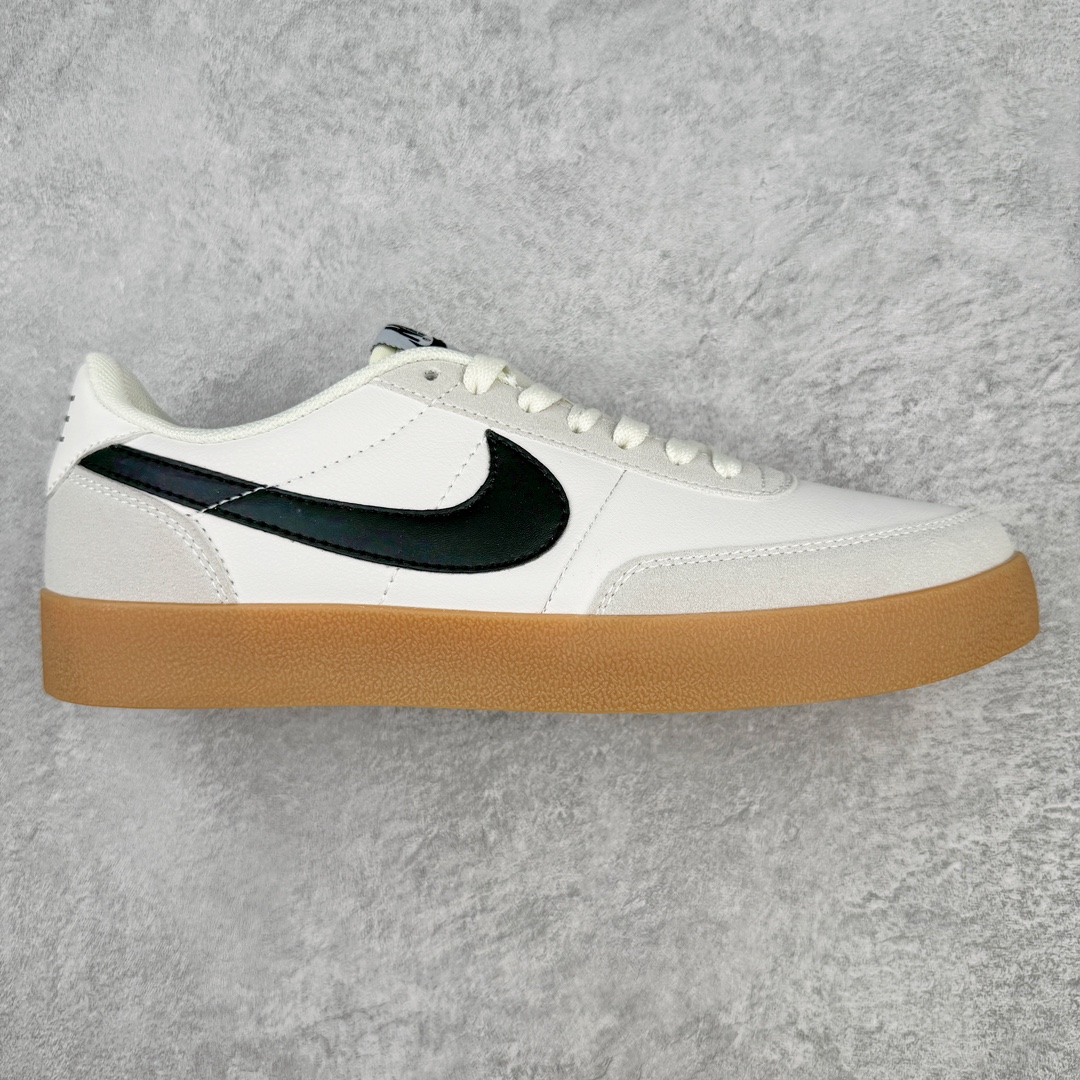 ＃平台订单 J.Crew x NK Killshot II Leather 联名复古板鞋 采用米白色皮革制作鞋身 Swoosh 点缀其中 最后搭载棕色生胶大底 流露出满满的复古气气息 尺码：36 36.5 37.5 38 38.5 39 40 40.5 41 42 42.5 43 44-选品中心