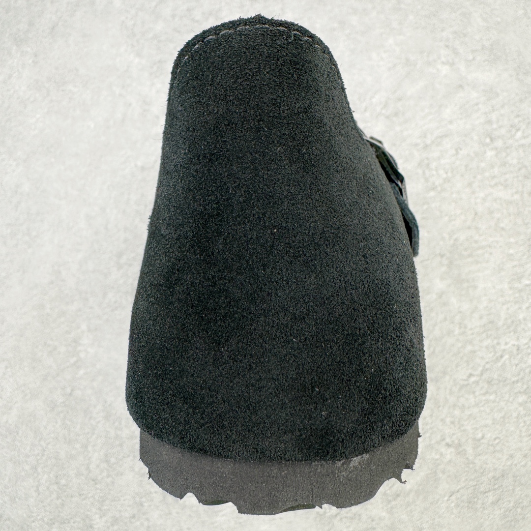 图片[8]-＃DG纯原福利 Birkenstock London 系列勃肯皮革绒面双扣时尚休闲平底鞋加绒版 牛皮绒面革质地柔软 搭配可调节鞋扣提升穿着舒适度 人体工学设计分散脚部压力 保护脚踝 软木乳胶鞋床具有一定的收缩性 长时间穿着后能贴合脚型 EVA鞋底回弹性和抗张性力高 具有良好的防震、缓冲性 四季皆宜 柔软的鞋床采用额外的泡沫缓冲层 提供额外的舒适感和全天支撑 全网独家首发 源于德国的严谨工艺 牛巴戎面 中层松木 EVA 三层组合大底 优质牛皮面料五金扣 出口订单 尺码：35-选品中心