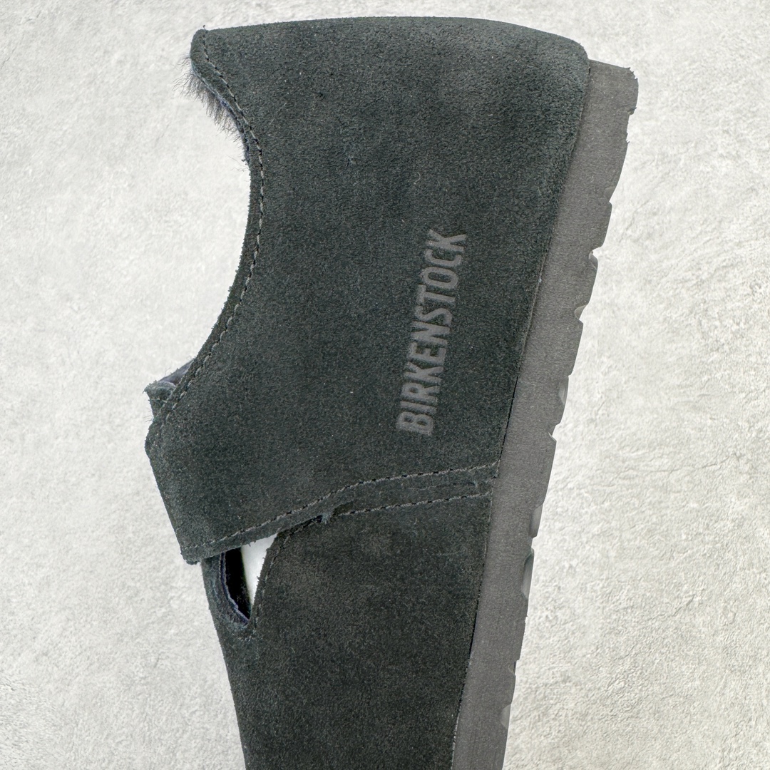 图片[7]-＃DG纯原福利 Birkenstock London 系列勃肯皮革绒面双扣时尚休闲平底鞋加绒版 牛皮绒面革质地柔软 搭配可调节鞋扣提升穿着舒适度 人体工学设计分散脚部压力 保护脚踝 软木乳胶鞋床具有一定的收缩性 长时间穿着后能贴合脚型 EVA鞋底回弹性和抗张性力高 具有良好的防震、缓冲性 四季皆宜 柔软的鞋床采用额外的泡沫缓冲层 提供额外的舒适感和全天支撑 全网独家首发 源于德国的严谨工艺 牛巴戎面 中层松木 EVA 三层组合大底 优质牛皮面料五金扣 出口订单 尺码：35-选品中心