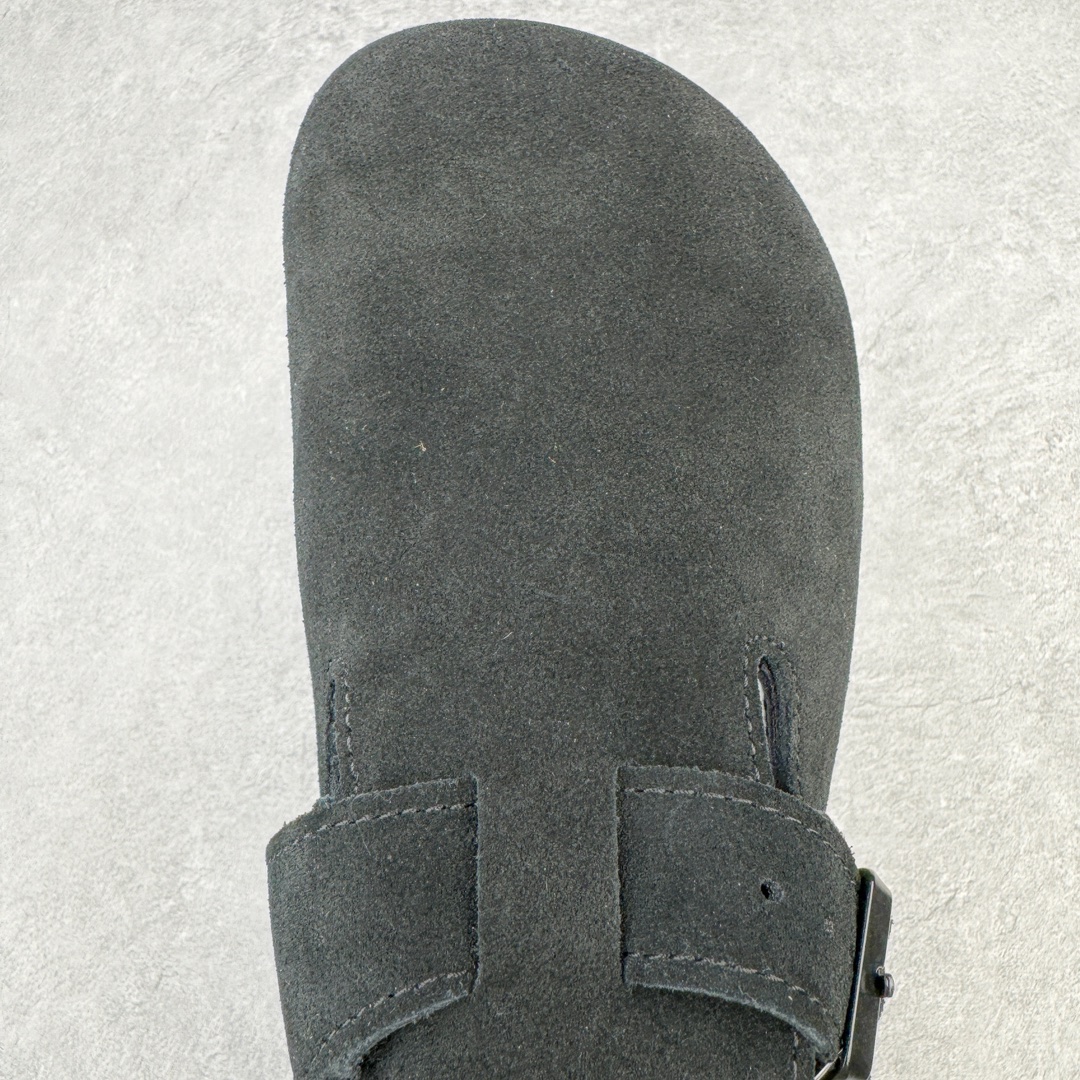 图片[4]-＃DG纯原福利 Birkenstock London 系列勃肯皮革绒面双扣时尚休闲平底鞋加绒版 牛皮绒面革质地柔软 搭配可调节鞋扣提升穿着舒适度 人体工学设计分散脚部压力 保护脚踝 软木乳胶鞋床具有一定的收缩性 长时间穿着后能贴合脚型 EVA鞋底回弹性和抗张性力高 具有良好的防震、缓冲性 四季皆宜 柔软的鞋床采用额外的泡沫缓冲层 提供额外的舒适感和全天支撑 全网独家首发 源于德国的严谨工艺 牛巴戎面 中层松木 EVA 三层组合大底 优质牛皮面料五金扣 出口订单 尺码：35-选品中心