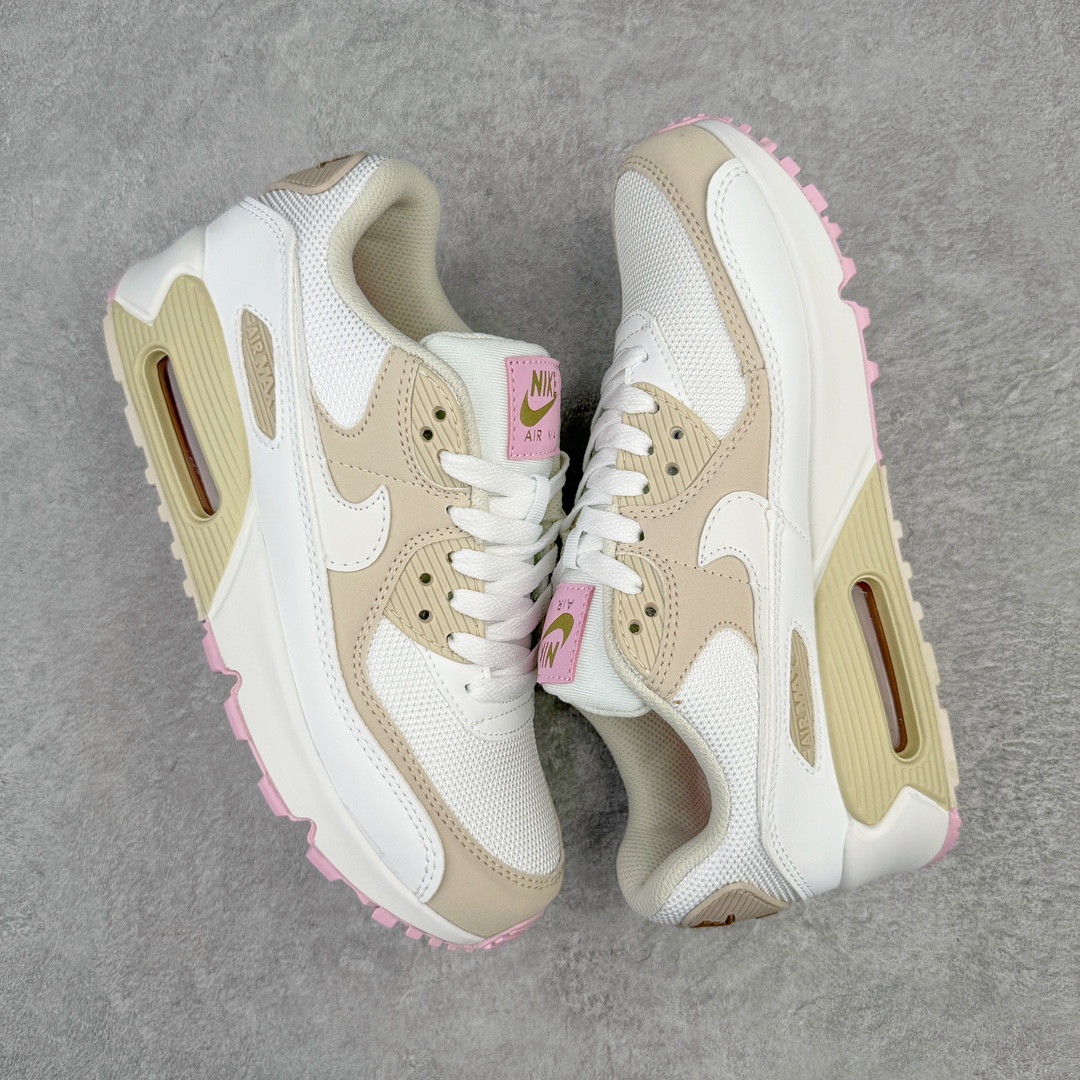 图片[3]-＃MX版 NK Air MAX 90 气垫复古减震跑步鞋 CT1873-100 经典重温 独家陆续补货 外单专供大厂出品 品质稳定 一百余色 终端操作 Air Max 90于1990年推出 来自Air Max系列 在Air Max 1的基础上改进而得 增加了气垫面积 外型上也更为流线 最特別的就是加入了菱纹塑胶嵌板 为Air Max 90增添了许多潮流气息 皮革鞋面 造就出色耐穿性和支撑力 Max Air缓震配置搭配泡棉中底 令Air Max 90轻盈而舒适 华夫格橡胶外底 铸就Air Max 90非凡的抓地力 而Air Max 90不仅是一双跑鞋 它成功跨越了时间的演进 成为了球鞋文化与潮流圈中最熟为人知的鞋款之一 尺码：36 36.5 37.5 38 38.5 39 40 40.5 41 42 42.5 43 44 44.5 45-选品中心