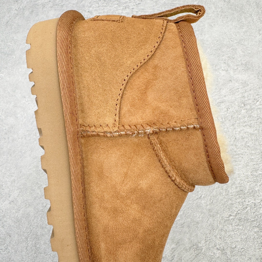 图片[6]-＃SP原厂 UGG 6109 周冬雨Mini短靴秋冬羊皮毛一体雪地靴 全鞋采用ZP同厂 隆丰A级澳洲进口羊皮毛一体 品牌代工厂生产线 完全遵循ZP工艺流程 代工厂原厂版师 秉承无原鞋不开发选择 注重每一处细节 市面最正版型 TREADLITE\\\”轻翼\\\”科技外底 轻便/耐用/柔韧/桩型【售后郑重承诺】一个月内若出现重大脱胶/断底等质量问题 直接为您换新！尺码：35 36 37 38 39 40-选品中心