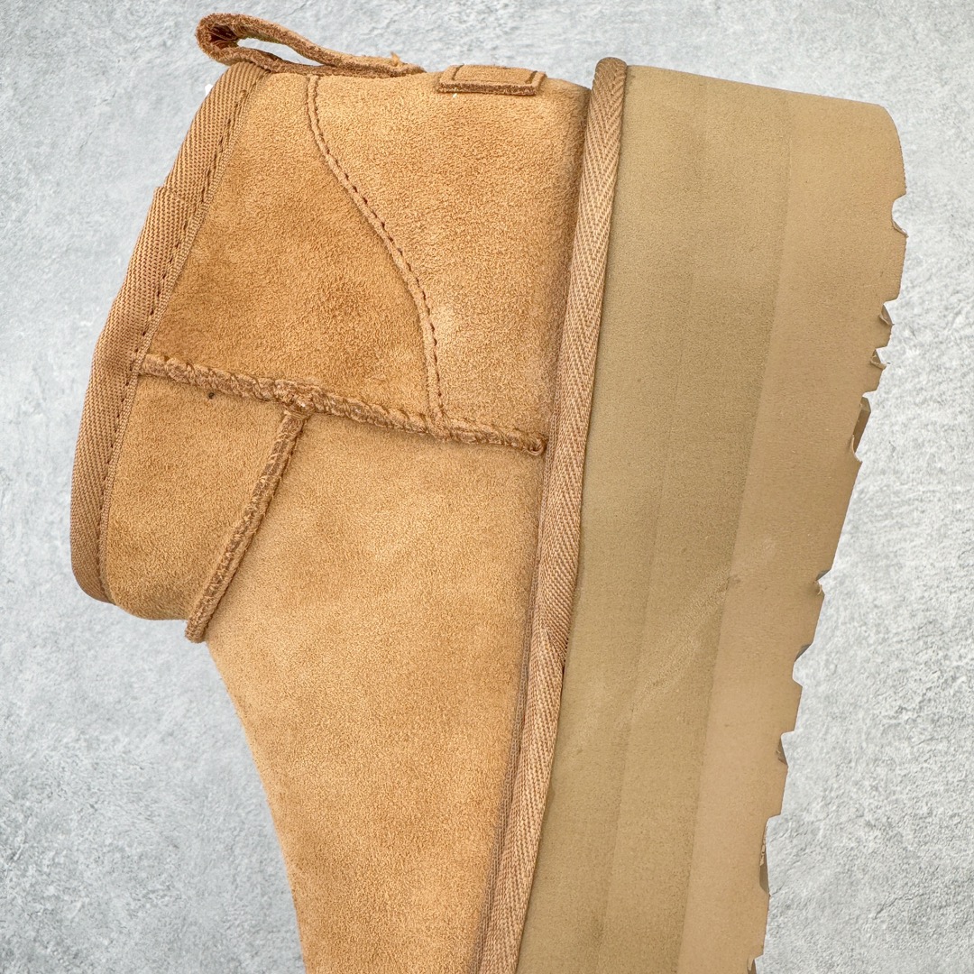 图片[7]-＃SP原厂 UGG 5092 周冬雨Mini厚底秋冬羊皮毛一体雪地靴 全鞋采用ZP同厂 隆丰A级澳洲进口羊皮毛一体 品牌代工厂生产线 完全遵循ZP工艺流程 代工厂原厂版师 秉承无原鞋不开发选择 注重每一处细节 市面最正版型 TREADLITE\\\”轻翼\\\”科技外底 轻便/耐用/柔韧/桩型【售后郑重承诺】一个月内若出现重大脱胶/断底等质量问题 直接为您换新！尺码：35 36 37 38 39 40-选品中心