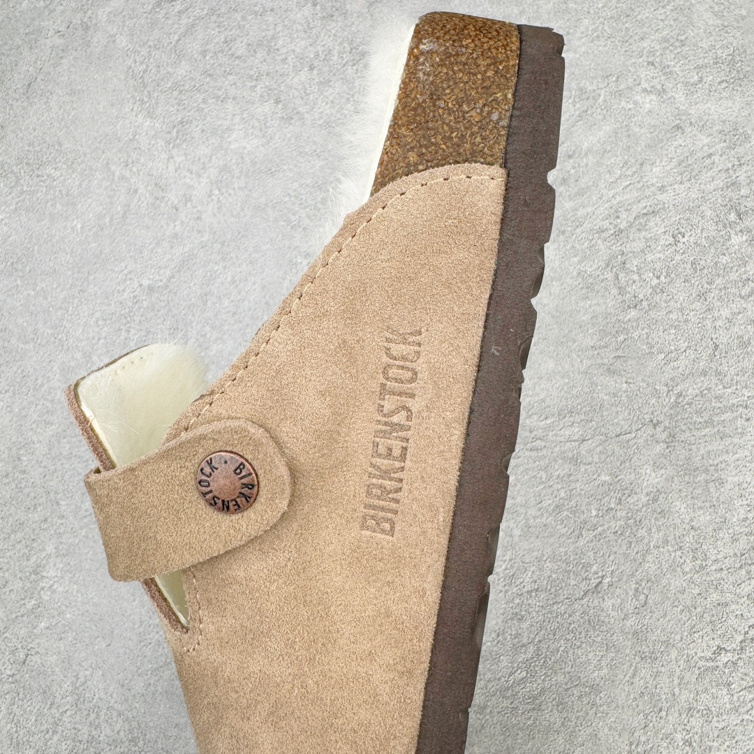 图片[7]-＃DG纯原福利 Birkenstock Boston VL 勃肯软木底包头拖鞋加绒版 天鹅绒般的绒面革赋子休闲的经典外观 四季皆宜 柔软的鞋床采用额外的泡沫缓冲层 提供额外的舒适感和全天支撑 全网独家首发 源于德国的严谨工艺 牛巴戎面 中层松木 EVA 三层组合大底 优质牛皮面料五金扣 出口订单 尺码：35 36 37 38 39 40-选品中心