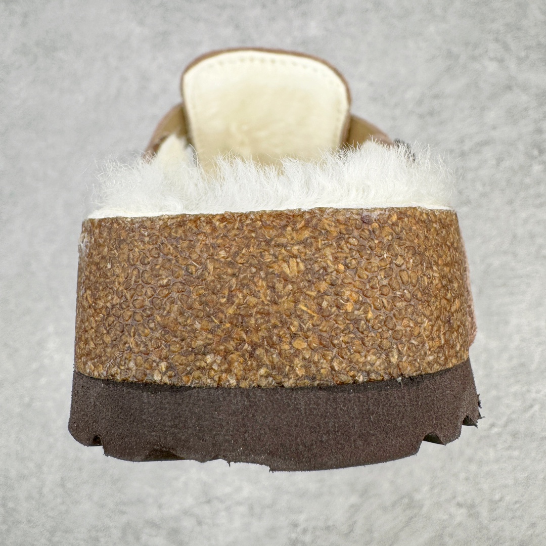 图片[8]-＃DG纯原福利 Birkenstock Boston VL 勃肯软木底包头拖鞋加绒版 天鹅绒般的绒面革赋子休闲的经典外观 四季皆宜 柔软的鞋床采用额外的泡沫缓冲层 提供额外的舒适感和全天支撑 全网独家首发 源于德国的严谨工艺 牛巴戎面 中层松木 EVA 三层组合大底 优质牛皮面料五金扣 出口订单 尺码：35 36 37 38 39 40-选品中心