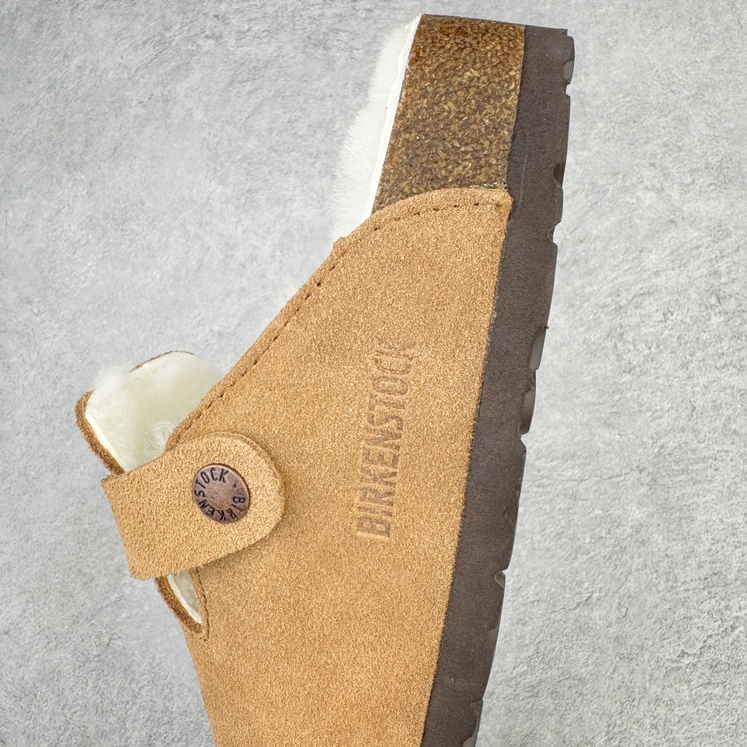 图片[7]-＃DG纯原福利 Birkenstock Boston VL 勃肯软木底包头拖鞋加绒版 天鹅绒般的绒面革赋子休闲的经典外观 四季皆宜 柔软的鞋床采用额外的泡沫缓冲层 提供额外的舒适感和全天支撑 全网独家首发 源于德国的严谨工艺 牛巴戎面 中层松木 EVA 三层组合大底 优质牛皮面料五金扣 出口订单 尺码：35 36 37 38 39 40-选品中心