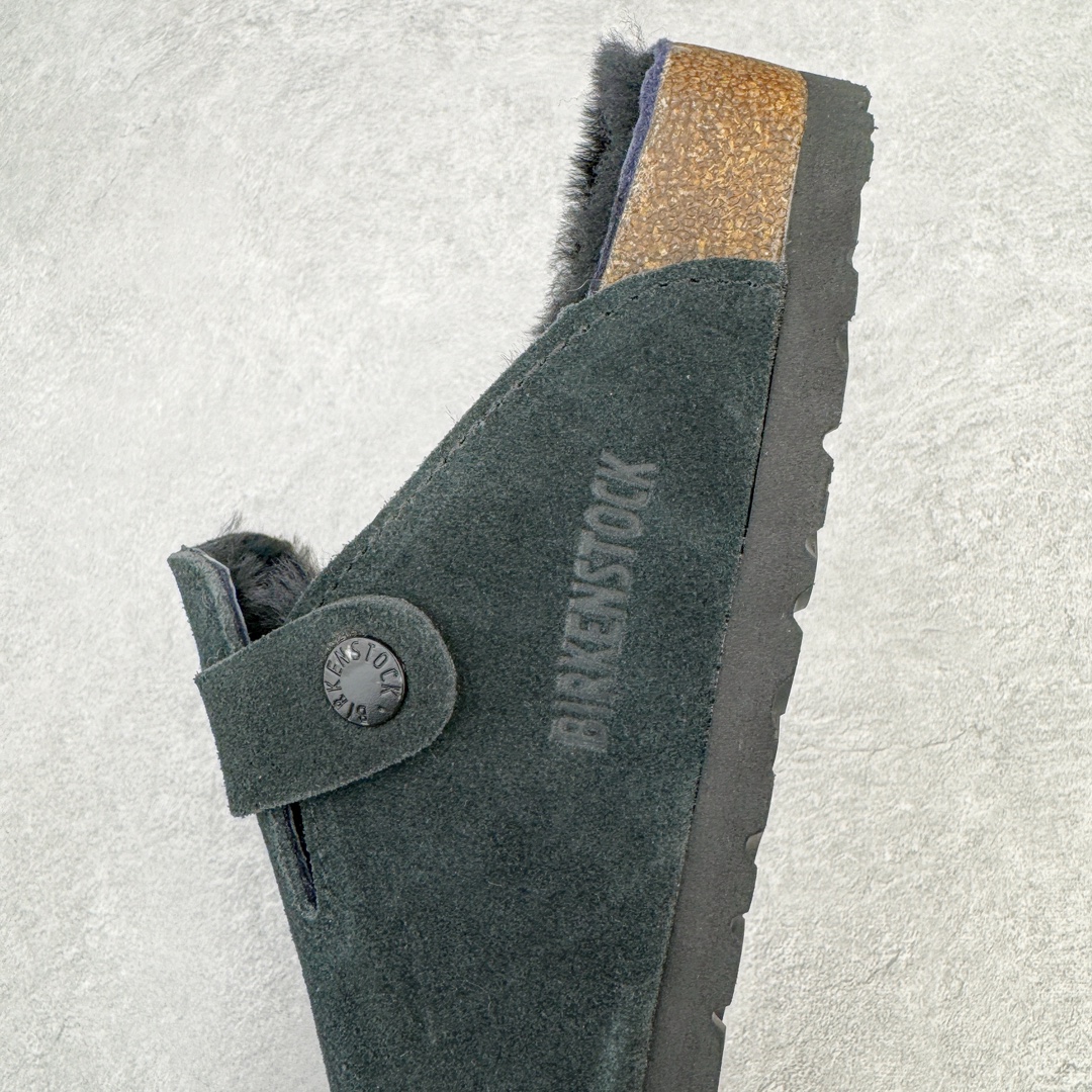 图片[7]-＃DG纯原福利 Birkenstock Boston VL 勃肯软木底包头拖鞋加绒版 天鹅绒般的绒面革赋子休闲的经典外观 四季皆宜 柔软的鞋床采用额外的泡沫缓冲层 提供额外的舒适感和全天支撑 全网独家首发 源于德国的严谨工艺 牛巴戎面 中层松木 EVA 三层组合大底 优质牛皮面料五金扣 出口订单 尺码：35 36 39-选品中心