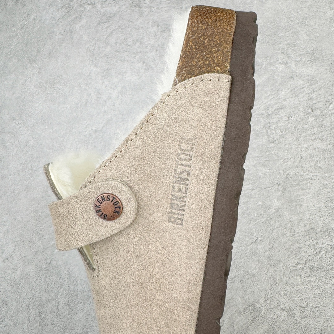 图片[7]-＃DG纯原福利 Birkenstock Boston VL 勃肯软木底包头拖鞋加绒版 天鹅绒般的绒面革赋子休闲的经典外观 四季皆宜 柔软的鞋床采用额外的泡沫缓冲层 提供额外的舒适感和全天支撑 全网独家首发 源于德国的严谨工艺 牛巴戎面 中层松木 EVA 三层组合大底 优质牛皮面料五金扣 出口订单 尺码：35 36 37 38 39 40-选品中心