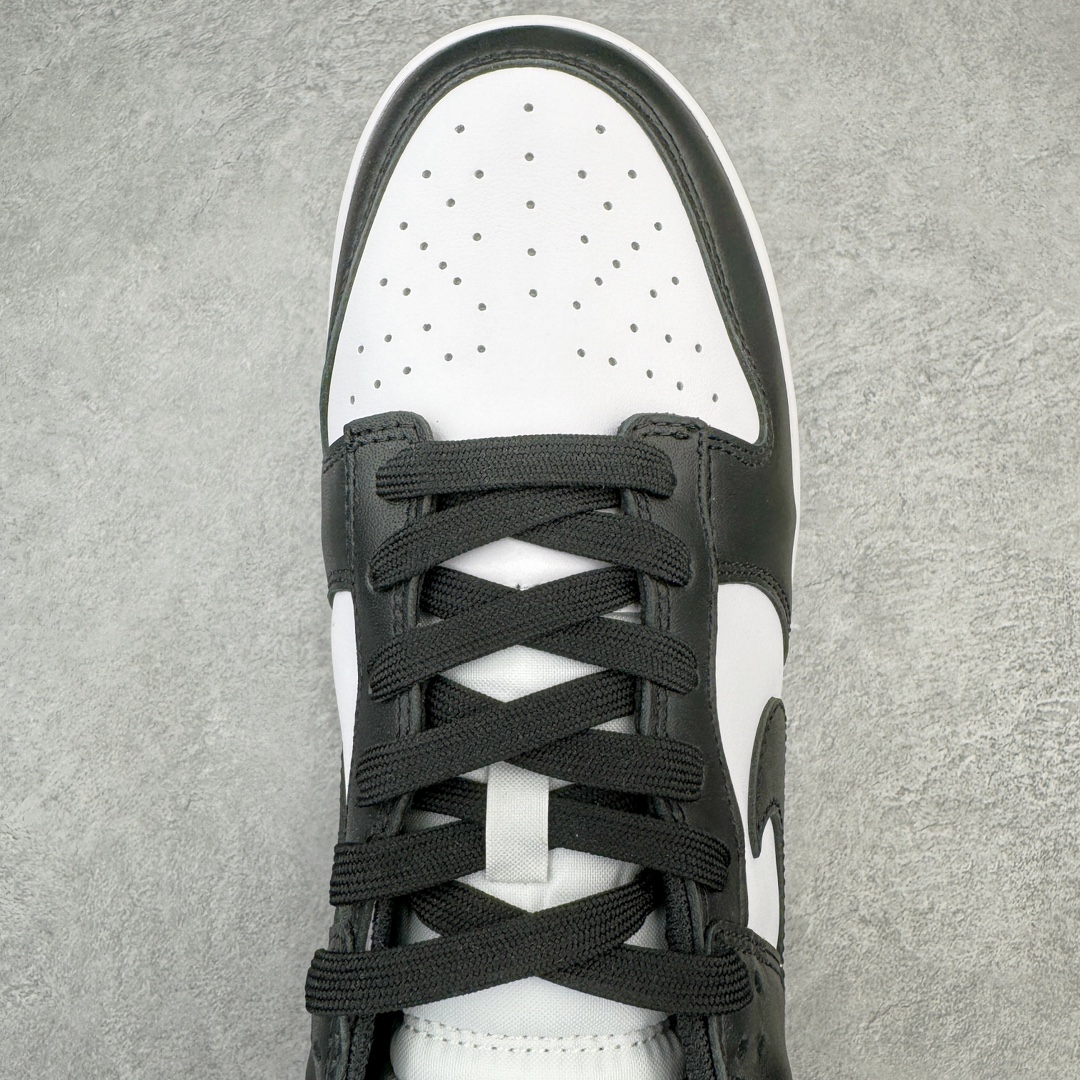 图片[4]-＃PK纯原福利 NK Dunk Low Retro 黑白熊猫 DD1391-100/DD1503-101 独家原厂航空铝磨具打磨大底 鞋头坡度极致还原 原盒原配 圈内天花板工艺 原厂冲刀 超高清洁度 全鞋零毛边皮料切割 全套原楦原模倾力打造完美版型 采用原厂百宏鞋带以及原厂百宏织唛舌标 内标可供原厂几率过验 原厂中底布黄色点胶 原厂中底布拉帮走线遵循公司‼️尺码：36-46（断37.5 38 39 44）-选品中心