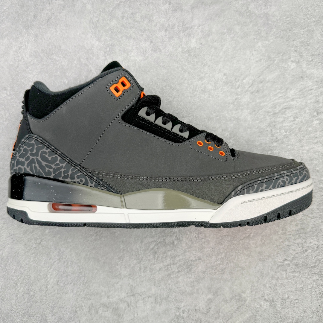 💰130 ＃PB版 福利特价‼Air Jordan AJ3 Retro 恐惧 CT8532-080 市场中端王者 全套原纸板楦头开发 原厂大底磨具加持立体防滑纹理 原装可视Air Sole气垫 原汁原味最完美的三代版型 唯一正确鞋头趴度弧度高度鞋身腰线 此版本只针对中端市场 皮料材质有所更替 其他数据细节工艺流程均保持一致 绝不口嗨 细节品控鞋型随意秒杀市面3XX 4XX 原厂TPU后跟饰片 正确内里反口里网布 皮料菱角分明不变形无多余毛边 正确手工大底描漆拉丝 市场唯一原厂鞋扣模具 原厂织唛标 原厂飞人电绣工艺 尾指中部跳三针 独家绑鞋带手法 印刷中底布 四线拉帮 米色美纹纸贴合固定 进口港宝加持 后跟自然饱满 全鞋荧光划线卡点 追求极致完美 每一双都是工艺品 多重QC质检 超越公司货的品控标准 实实在在的免检产品 尺码：40 40.5 41 42 42.5 43 44 44.5 45 45.5 46 47.5 编码：by2936000-运动鞋