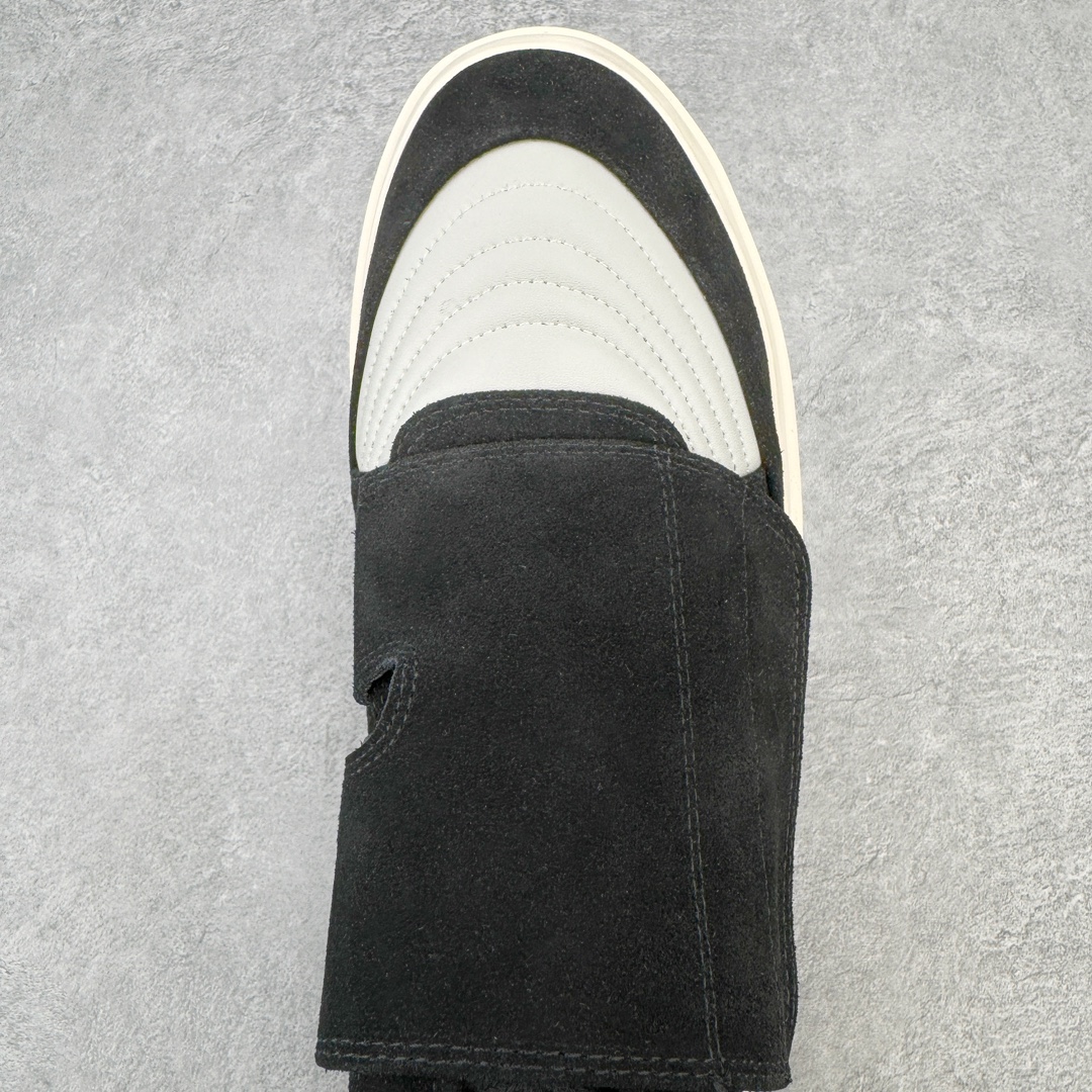 图片[4]-敬畏上帝/Fear of God FOG 101 High Top Sneaker 高帮板鞋 夜蓝浅灰米白色 欧美范儿必备 洛杉矶街头奢牌 平底低帮增高系带百搭休闲运动板鞋 附赠精致鞋带与配防尘袋配件 采用翻毛皮与牛剖革鞋面材质 外置耐磨橡胶大底 尺码：39 40 41 42 43 44 45-选品中心