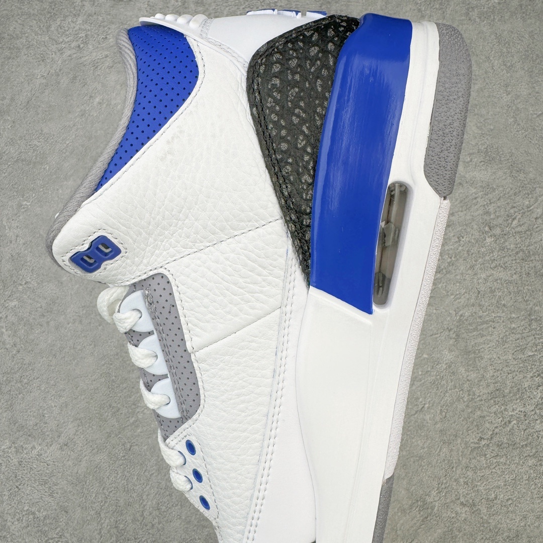 #渠道版 Air Jordan AJ3 Retro 小闪电白蓝 CT8532-145 目前市场最推荐的产