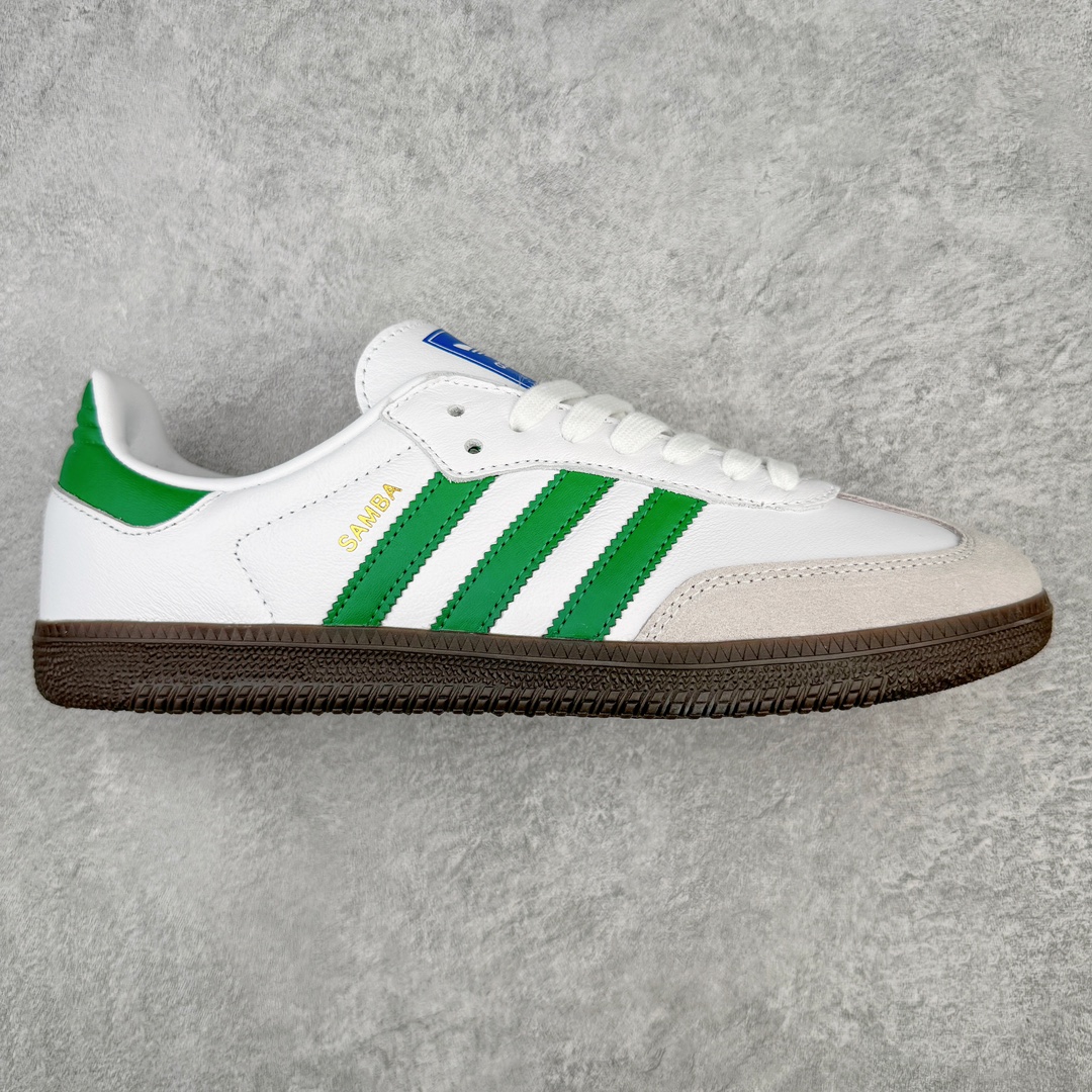 ＃S2纯原福利 AD Original Samba OG 复古经典轻便板鞋 IG1024 市场最高版本 正确烫金高频细节 原装纳米超迁+原装头层皮料 独家私模橡胶大底 原盒原配 这款桑巴鞋展示了高质量的工艺 带有装饰的超锁缝制和无缝的手感 柔软、柔软的皮革造型和标志性的3条纹完成了精致的外观 正规合身鞋带 鞋面上有绒面鞋垫 橡胶鞋底 享受正畸套筒软感 自50年代首次亮相以来就一直在赢得粉丝的青睐 尺码：36 36.5 37.5 38 38.5 39 40 40.5 41 42 42.5 43 44 44.5 45-选品中心
