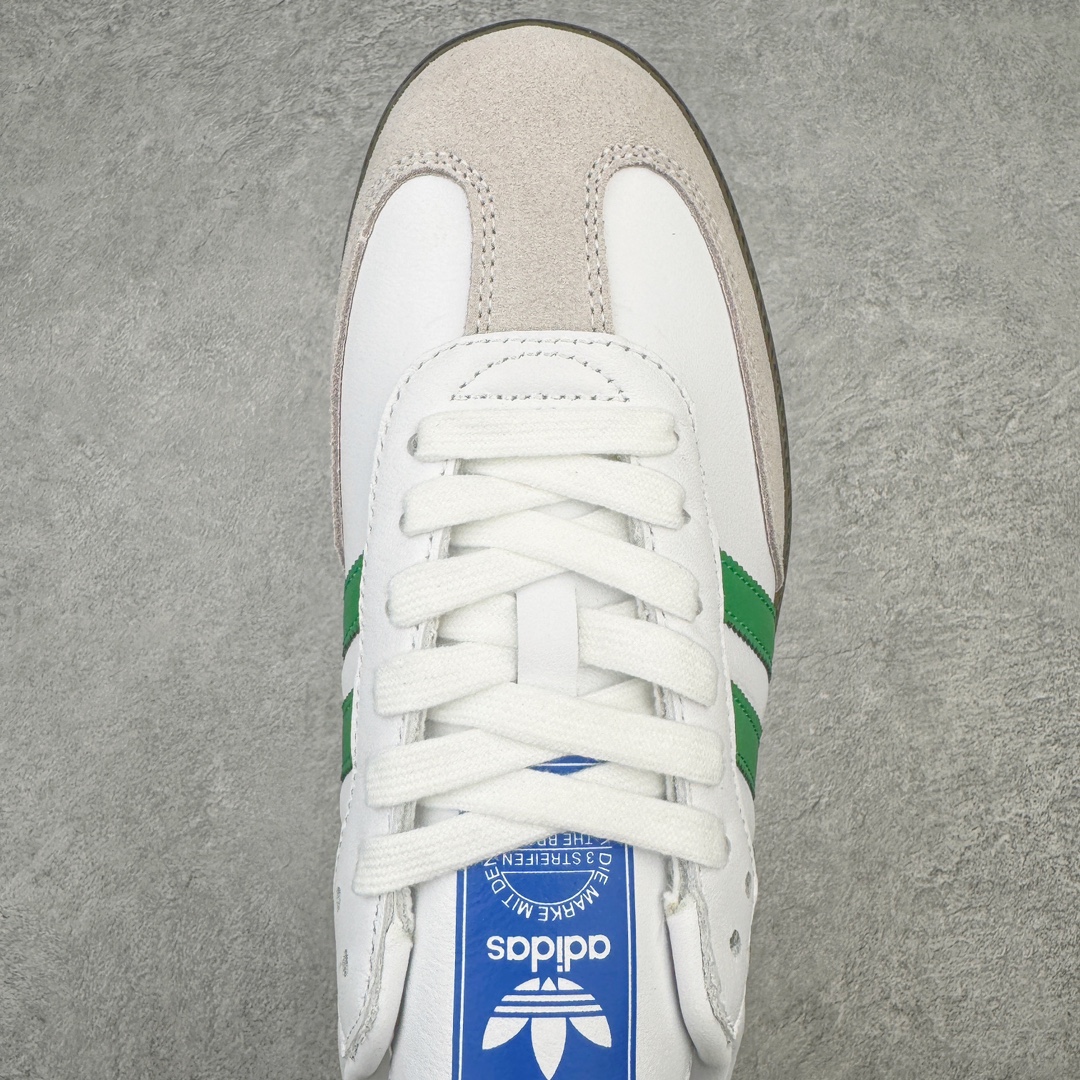 图片[4]-＃S2纯原福利 AD Original Samba OG 复古经典轻便板鞋 IG1024 市场最高版本 正确烫金高频细节 原装纳米超迁+原装头层皮料 独家私模橡胶大底 原盒原配 这款桑巴鞋展示了高质量的工艺 带有装饰的超锁缝制和无缝的手感 柔软、柔软的皮革造型和标志性的3条纹完成了精致的外观 正规合身鞋带 鞋面上有绒面鞋垫 橡胶鞋底 享受正畸套筒软感 自50年代首次亮相以来就一直在赢得粉丝的青睐 尺码：36 36.5 37.5 38 38.5 39 40 40.5 41 42 42.5 43 44 44.5 45-选品中心