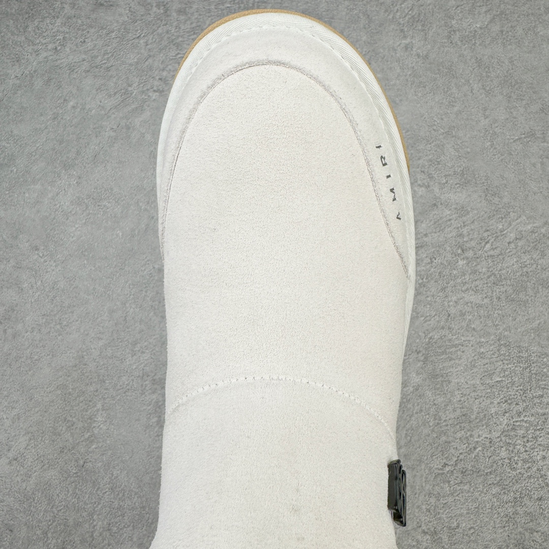 图片[4]-AMIRI埃米尔2023s冬季最新雪地靴系列 AMIRI是来自美国的潮流品牌 迅速走红国际时装界的一个年轻品牌 国内由©️陈冠希 ®️杨幂上脚后呈爆火状态 官网一度出现断货情况 品牌所致力打造潮流的风格 毛鞋的保暖性结构搭载日系风格 鞋子整体轻盈不显笨重 颜值与舒适度并存 ❶面料：原版定制水染牛皮 ❷内里：原版进口羊毛 ❸垫脚：原版进口羊毛 ❹大底：原版开模TPU防滑大底 ❺包装：定制原版全套包装 ❻尺码：35-40-选品中心