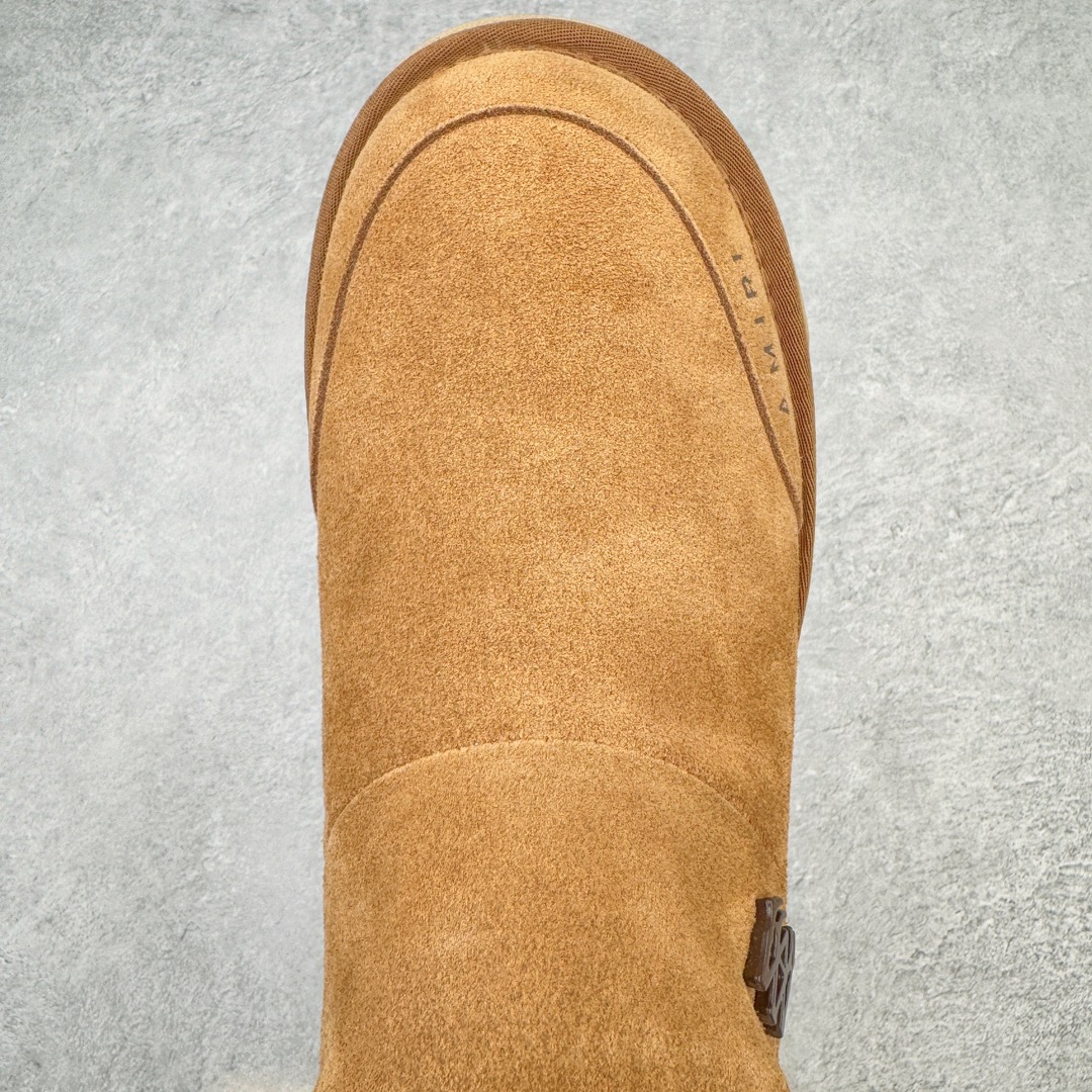 图片[4]-AMIRI埃米尔2023s冬季最新雪地靴系列 AMIRI是来自美国的潮流品牌 迅速走红国际时装界的一个年轻品牌 国内由©️陈冠希 ®️杨幂上脚后呈爆火状态 官网一度出现断货情况 品牌所致力打造潮流的风格 毛鞋的保暖性结构搭载日系风格 鞋子整体轻盈不显笨重 颜值与舒适度并存 ❶面料：原版定制水染牛皮 ❷内里：原版进口羊毛 ❸垫脚：原版进口羊毛 ❹大底：原版开模TPU防滑大底 ❺包装：定制原版全套包装 ❻尺码：35-40-选品中心