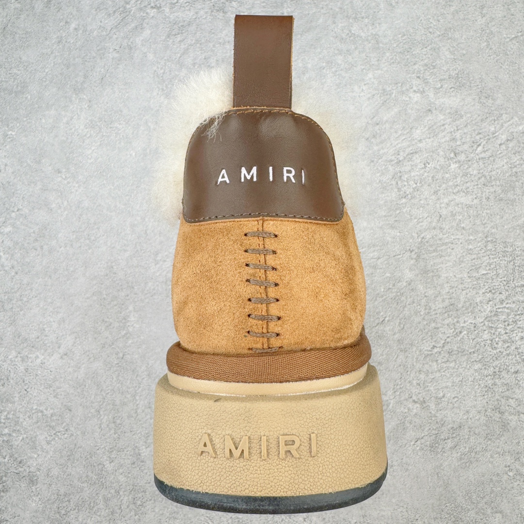 图片[8]-AMIRI埃米尔2023s冬季最新雪地靴系列 AMIRI是来自美国的潮流品牌 迅速走红国际时装界的一个年轻品牌 国内由©️陈冠希 ®️杨幂上脚后呈爆火状态 官网一度出现断货情况 品牌所致力打造潮流的风格 毛鞋的保暖性结构搭载日系风格 鞋子整体轻盈不显笨重 颜值与舒适度并存 ❶面料：原版定制水染牛皮 ❷内里：原版进口羊毛 ❸垫脚：原版进口羊毛 ❹大底：原版开模TPU防滑大底 ❺包装：定制原版全套包装 ❻尺码：35-40-选品中心