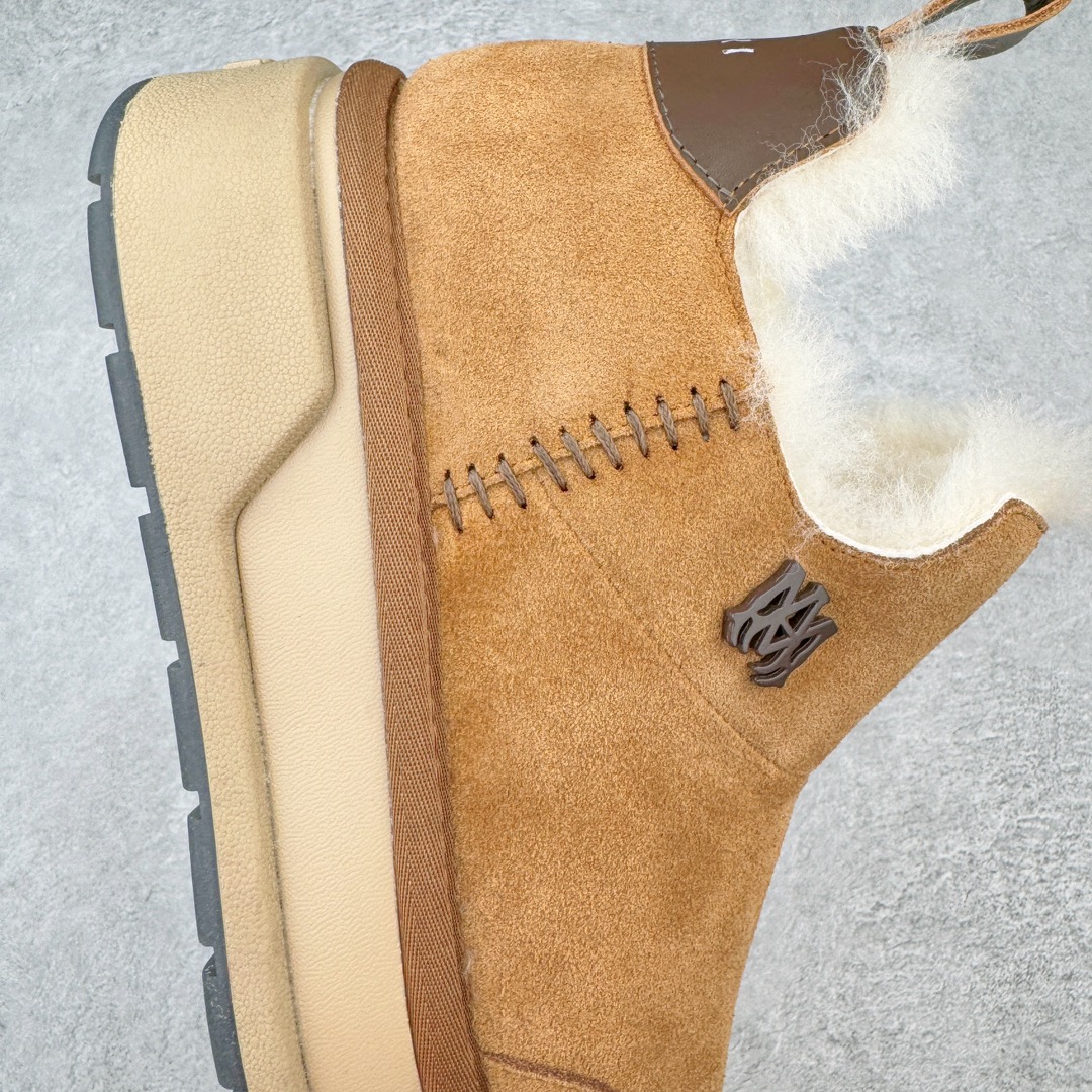 图片[6]-AMIRI埃米尔2023s冬季最新雪地靴系列 AMIRI是来自美国的潮流品牌 迅速走红国际时装界的一个年轻品牌 国内由©️陈冠希 ®️杨幂上脚后呈爆火状态 官网一度出现断货情况 品牌所致力打造潮流的风格 毛鞋的保暖性结构搭载日系风格 鞋子整体轻盈不显笨重 颜值与舒适度并存 ❶面料：原版定制水染牛皮 ❷内里：原版进口羊毛 ❸垫脚：原版进口羊毛 ❹大底：原版开模TPU防滑大底 ❺包装：定制原版全套包装 ❻尺码：35-40-选品中心