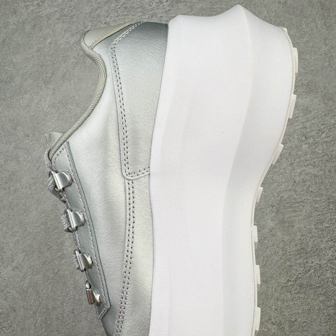 图片[7]-＃绿X Comme des Garçons x SALOMON SR811 Leather Platform CDG联名萨洛蒙防滑耐磨低帮运动休闲鞋老爹鞋 纯原外贸平台特供订单 全套原纸板楦头开发 原厂特供网布配套加持 确保原汁原味 完美呈现版型 原档数据独家私模大底 原装Ortholite轻量化鞋垫 中底布带钢印编号 原厂TPU锁扣 进口港宝加持 后跟自然饱满 还原公司包裹性 穿着者可以轻松驾驭户外与通勤下的任何运动生活场景 无缝鞋身户外随意纵横 颜值与脚感兼备 出街通勤 绝对非常吸睛 你值得拥有 尺码：36 36.5 37.5 38 38.5 39 40-选品中心