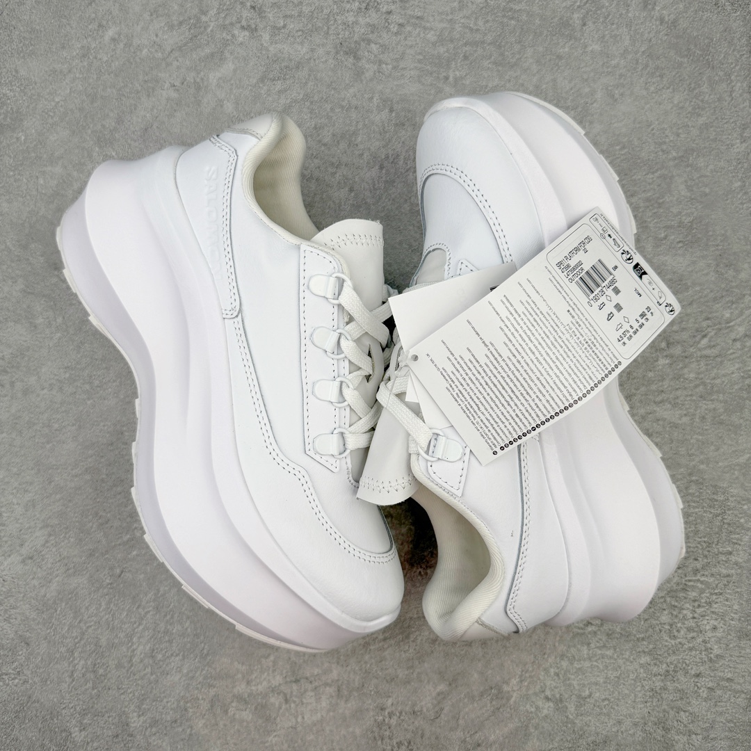 图片[3]-＃绿X Comme des Garçons x SALOMON SR811 Leather Platform CDG联名萨洛蒙防滑耐磨低帮运动休闲鞋老爹鞋 纯原外贸平台特供订单 全套原纸板楦头开发 原厂特供网布配套加持 确保原汁原味 完美呈现版型 原档数据独家私模大底 原装Ortholite轻量化鞋垫 中底布带钢印编号 原厂TPU锁扣 进口港宝加持 后跟自然饱满 还原公司包裹性 穿着者可以轻松驾驭户外与通勤下的任何运动生活场景 无缝鞋身户外随意纵横 颜值与脚感兼备 出街通勤 绝对非常吸睛 你值得拥有 尺码：36 36.5 37.5 38 38.5 39 40-选品中心