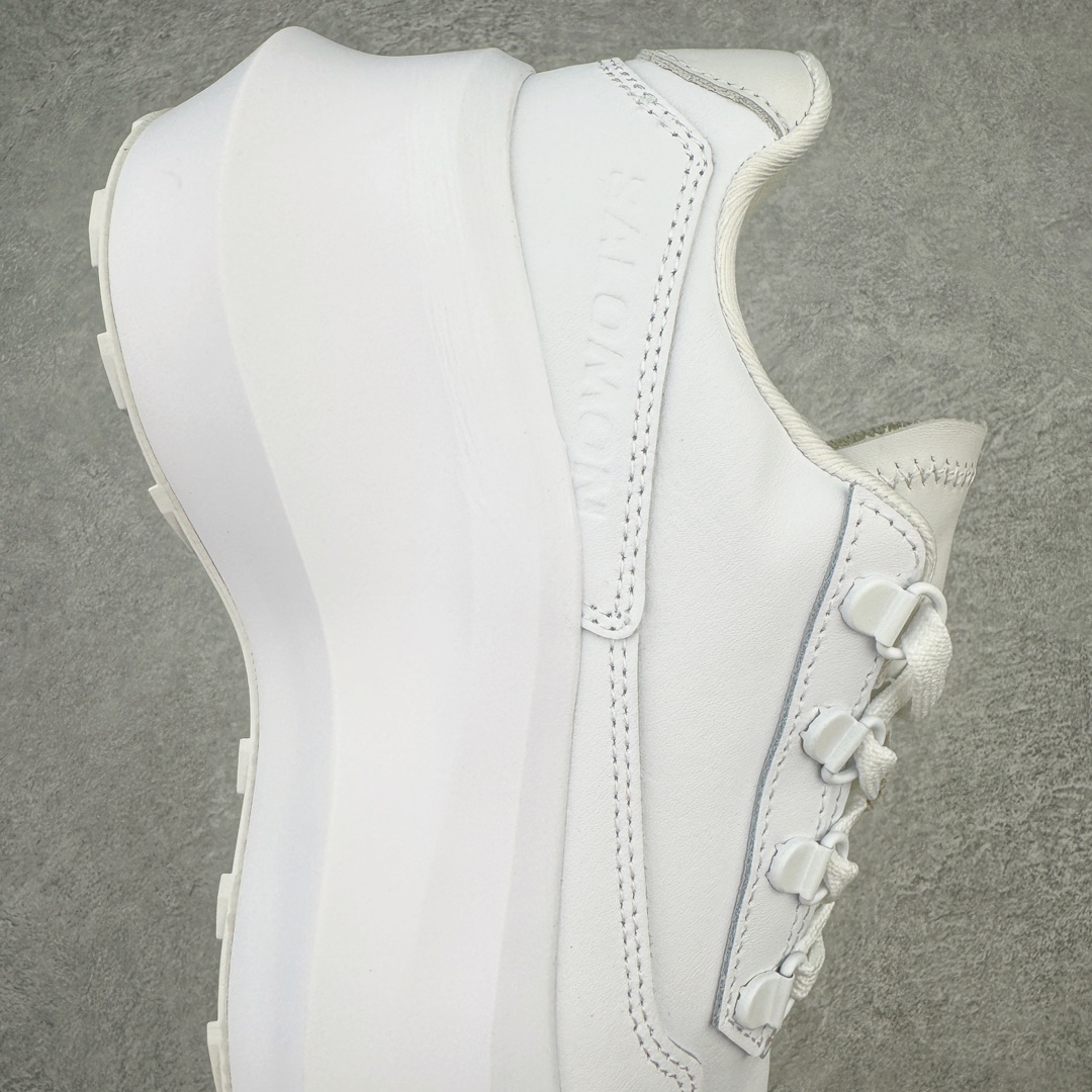 图片[6]-＃绿X Comme des Garçons x SALOMON SR811 Leather Platform CDG联名萨洛蒙防滑耐磨低帮运动休闲鞋老爹鞋 纯原外贸平台特供订单 全套原纸板楦头开发 原厂特供网布配套加持 确保原汁原味 完美呈现版型 原档数据独家私模大底 原装Ortholite轻量化鞋垫 中底布带钢印编号 原厂TPU锁扣 进口港宝加持 后跟自然饱满 还原公司包裹性 穿着者可以轻松驾驭户外与通勤下的任何运动生活场景 无缝鞋身户外随意纵横 颜值与脚感兼备 出街通勤 绝对非常吸睛 你值得拥有 尺码：36 36.5 37.5 38 38.5 39 40-选品中心